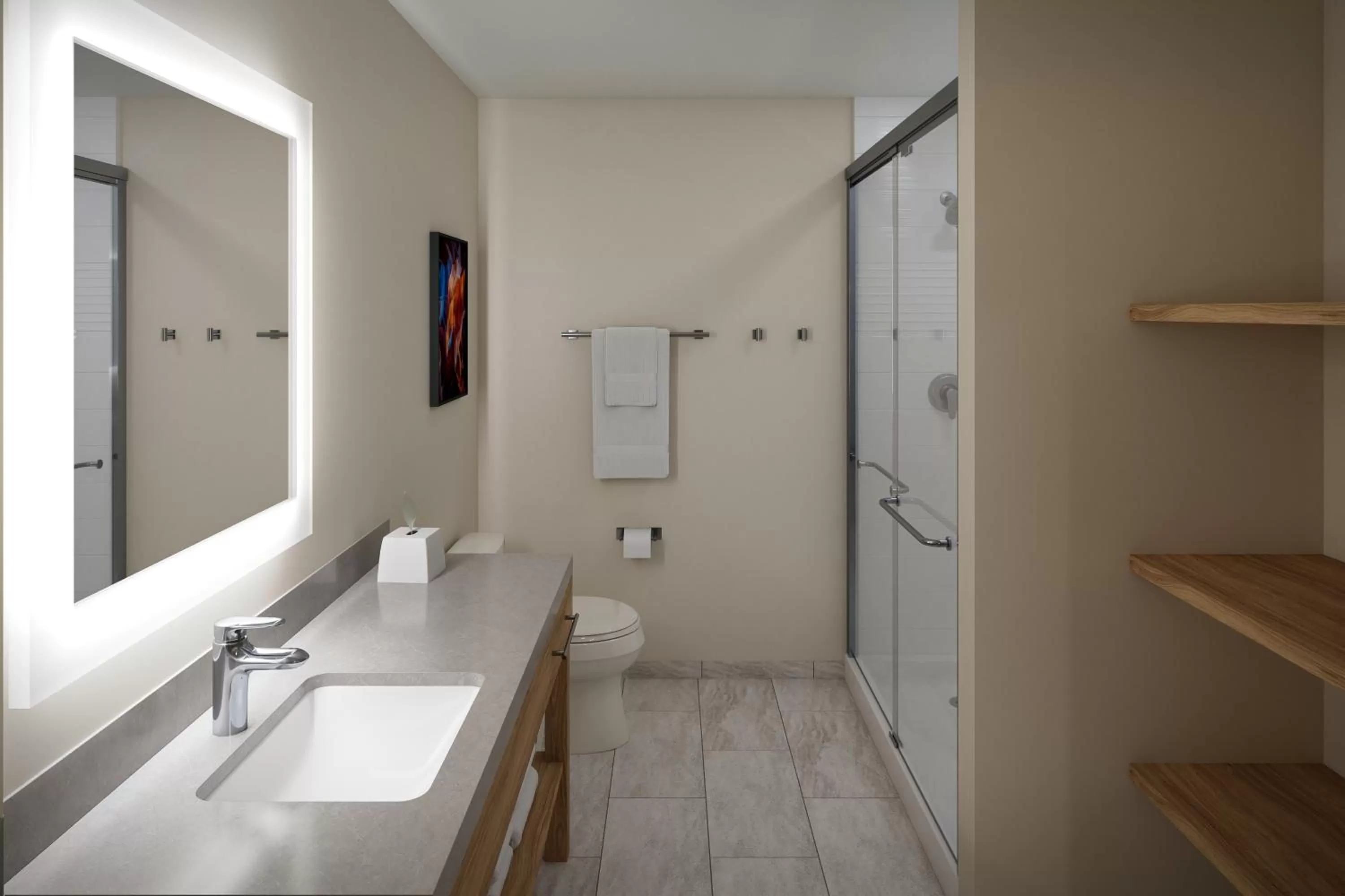 Shower in Candlewood Suites - Layton - Salt Lake City by IHG