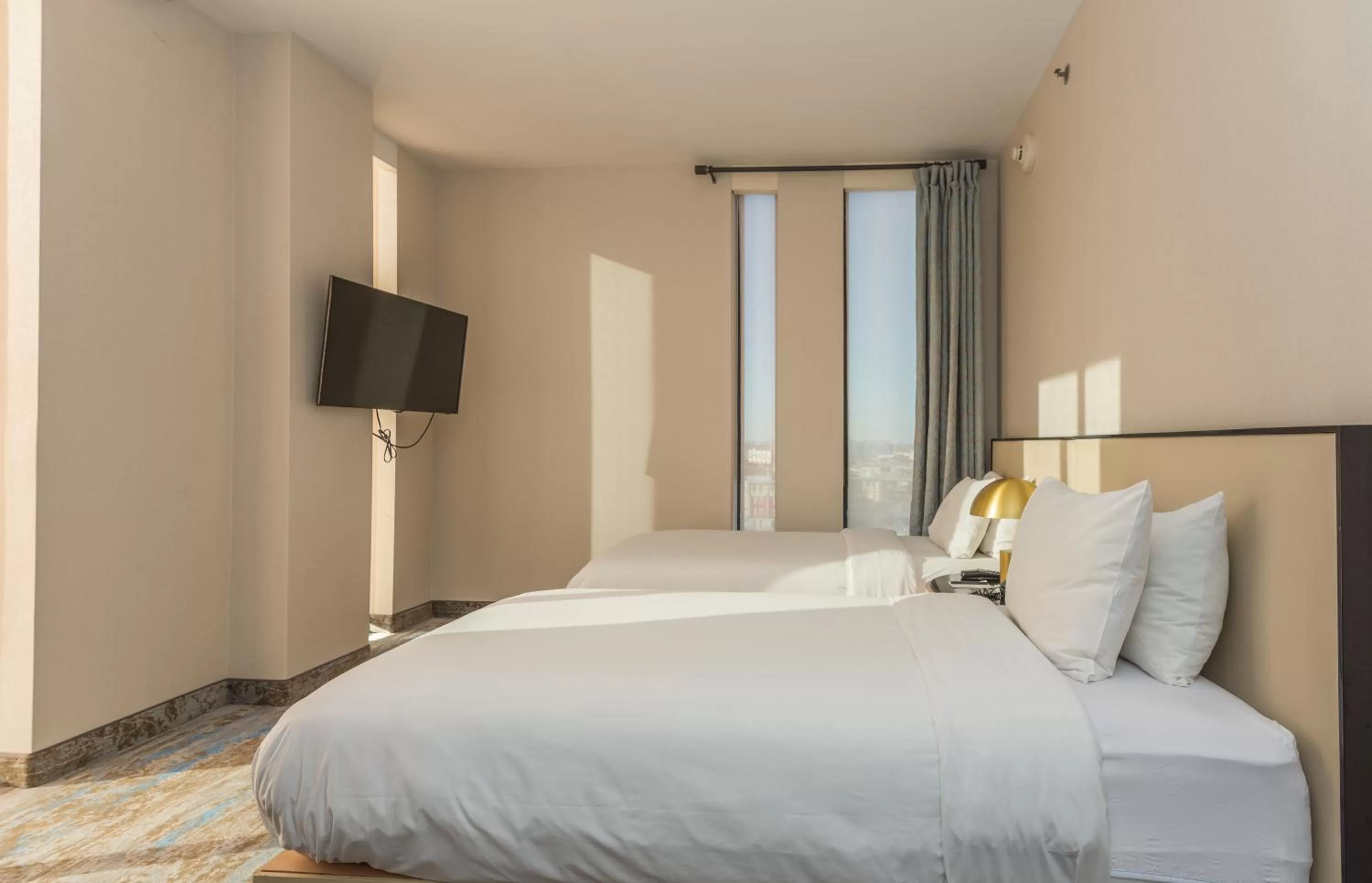 Bed in The Parc Hotel