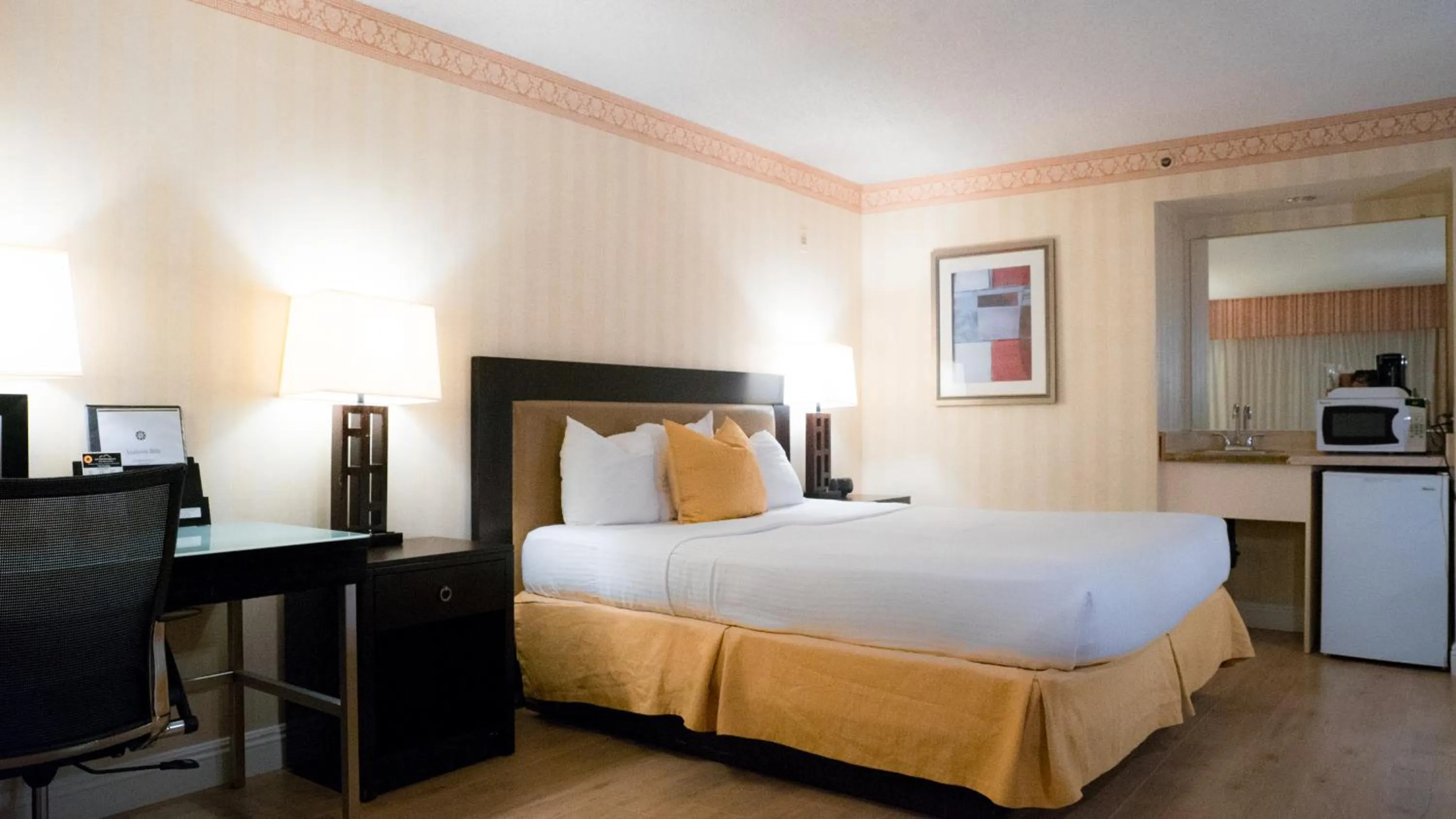 Bed in Motel 6 - Anaheim Hills, CA