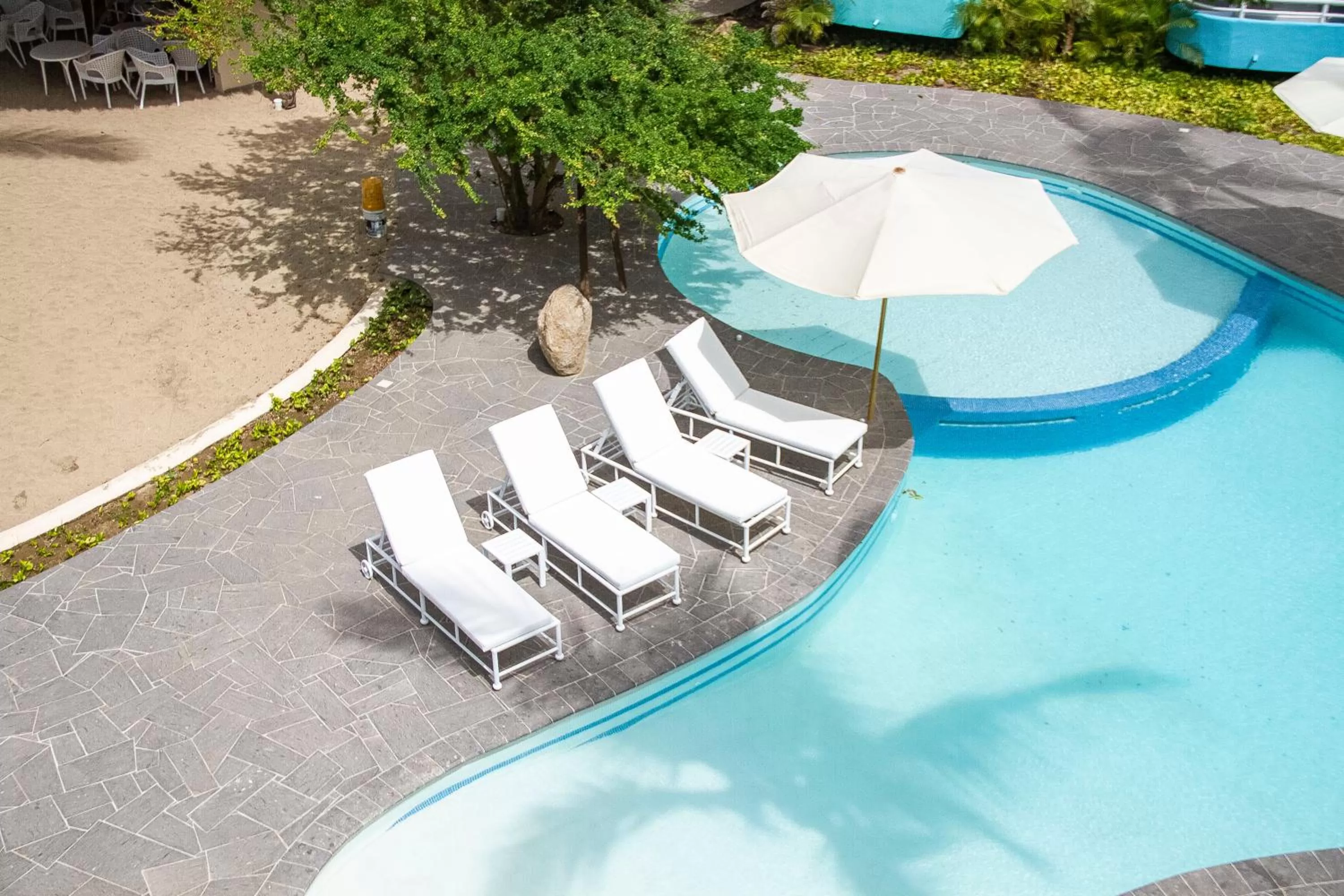 Pool view in AzulPitaya Beach Front Hotel in Sayulita