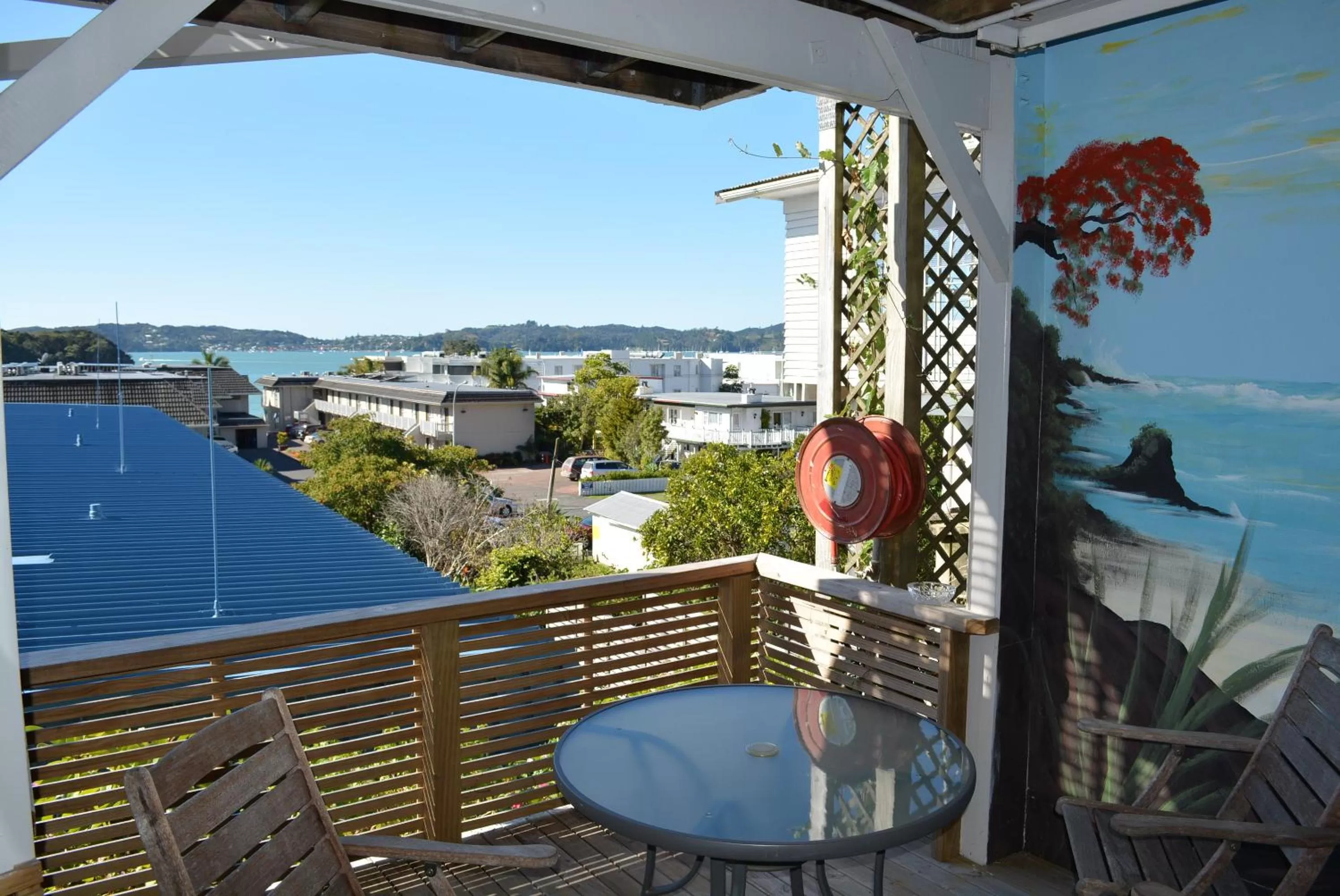 Patio in Austria Motel