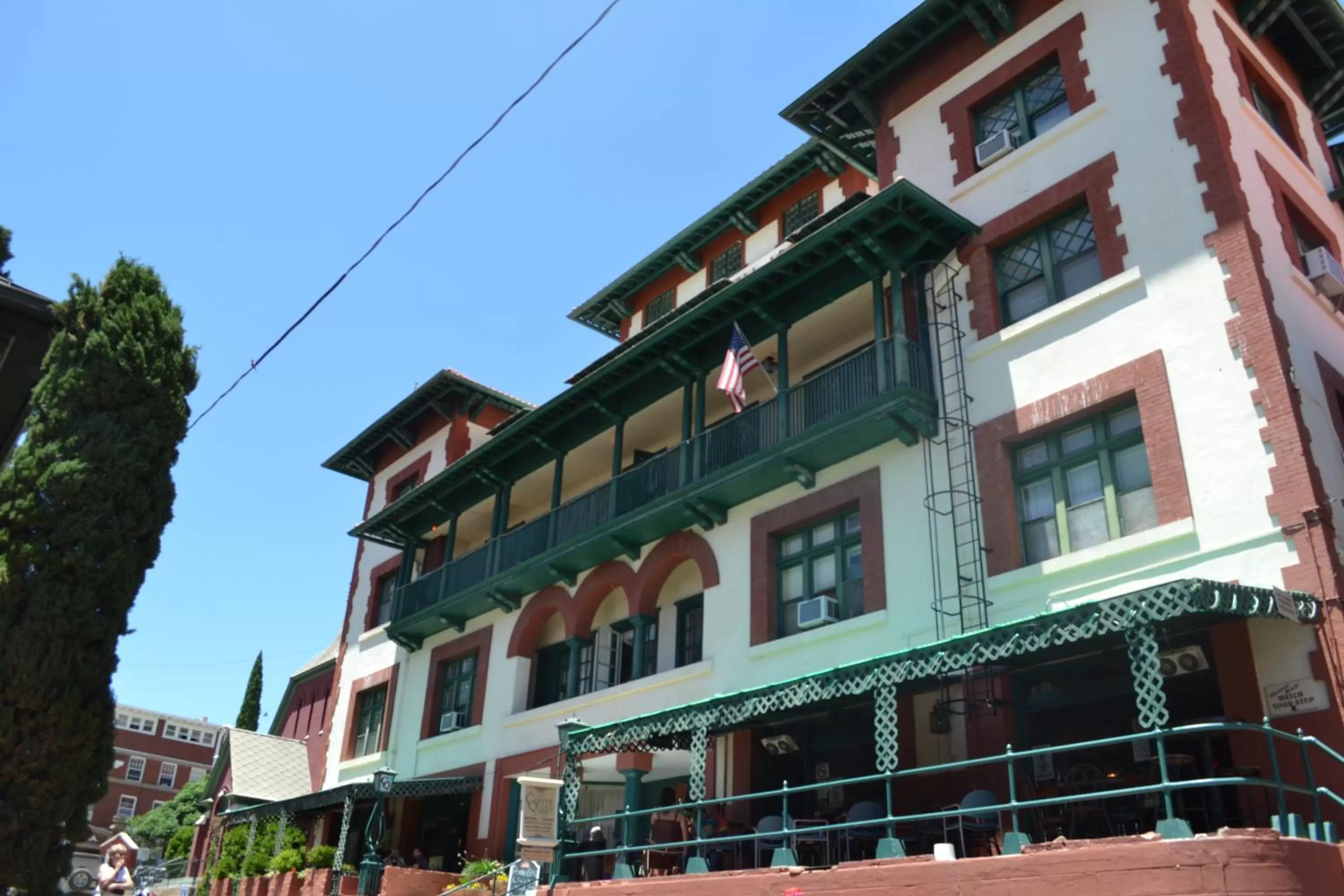Property building in Copper Queen Hotel