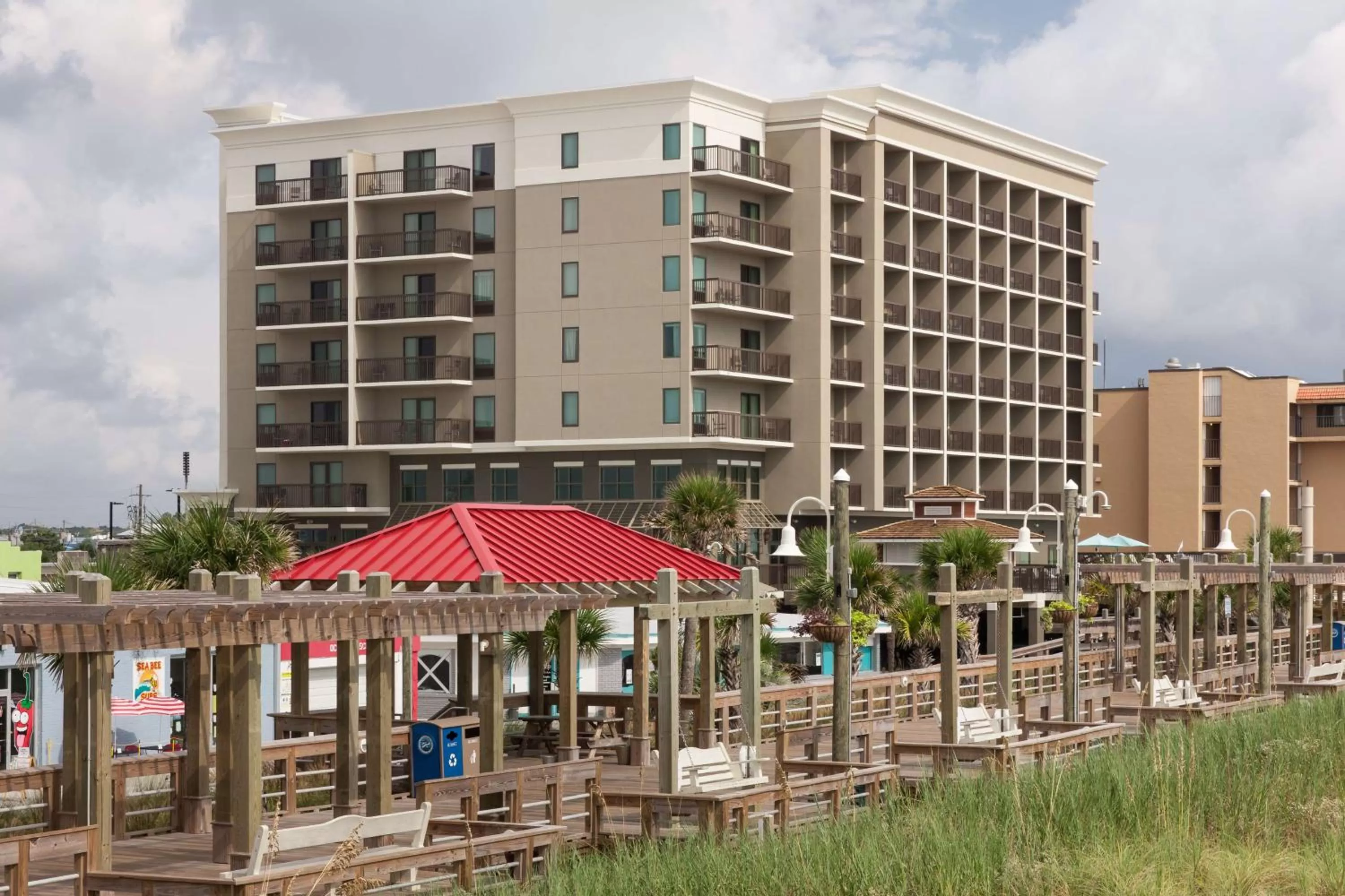 Property building in Hampton Inn & Suites by Hilton Carolina Beach Oceanfront