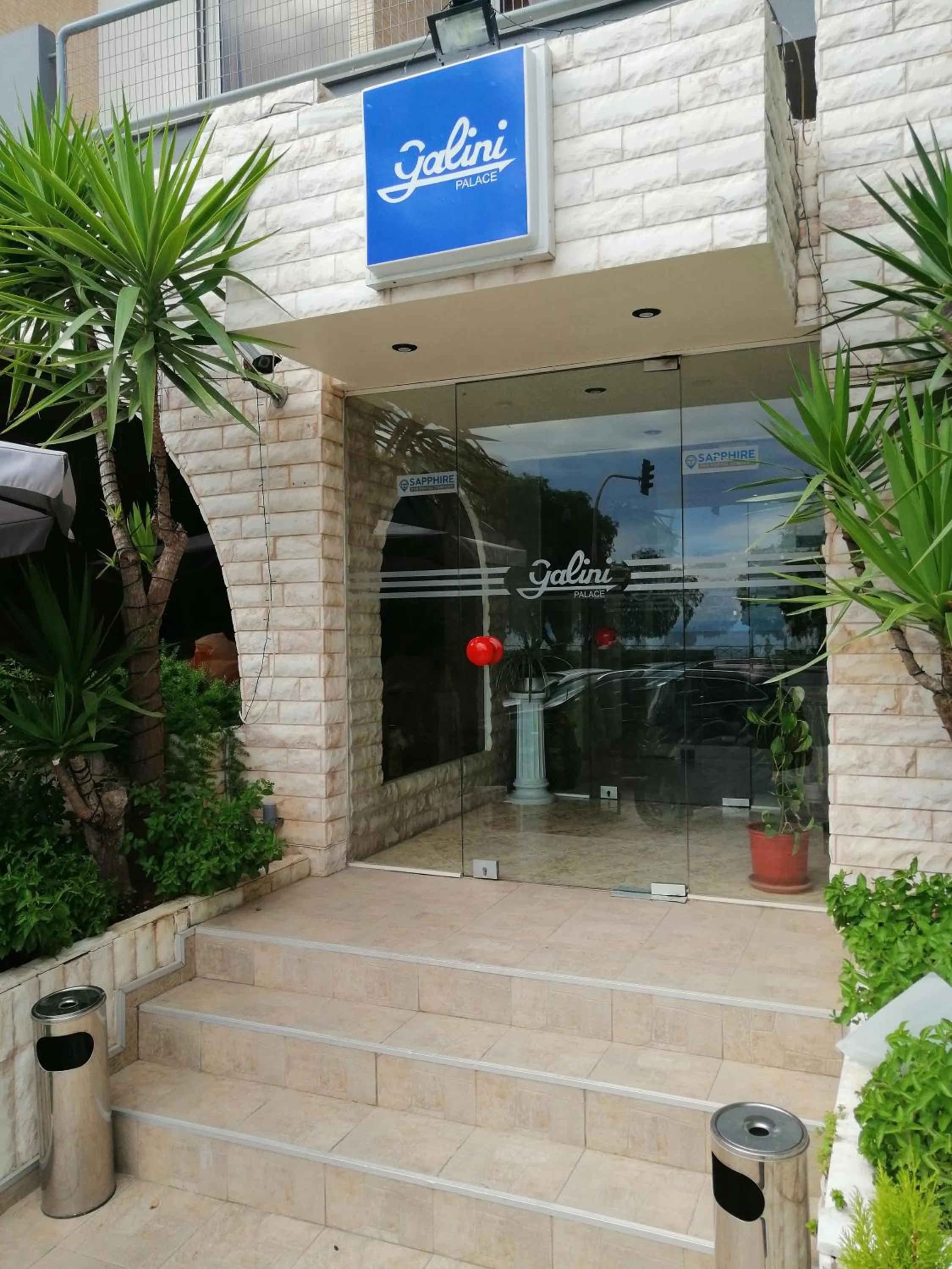 Facade/entrance in Galini Palace