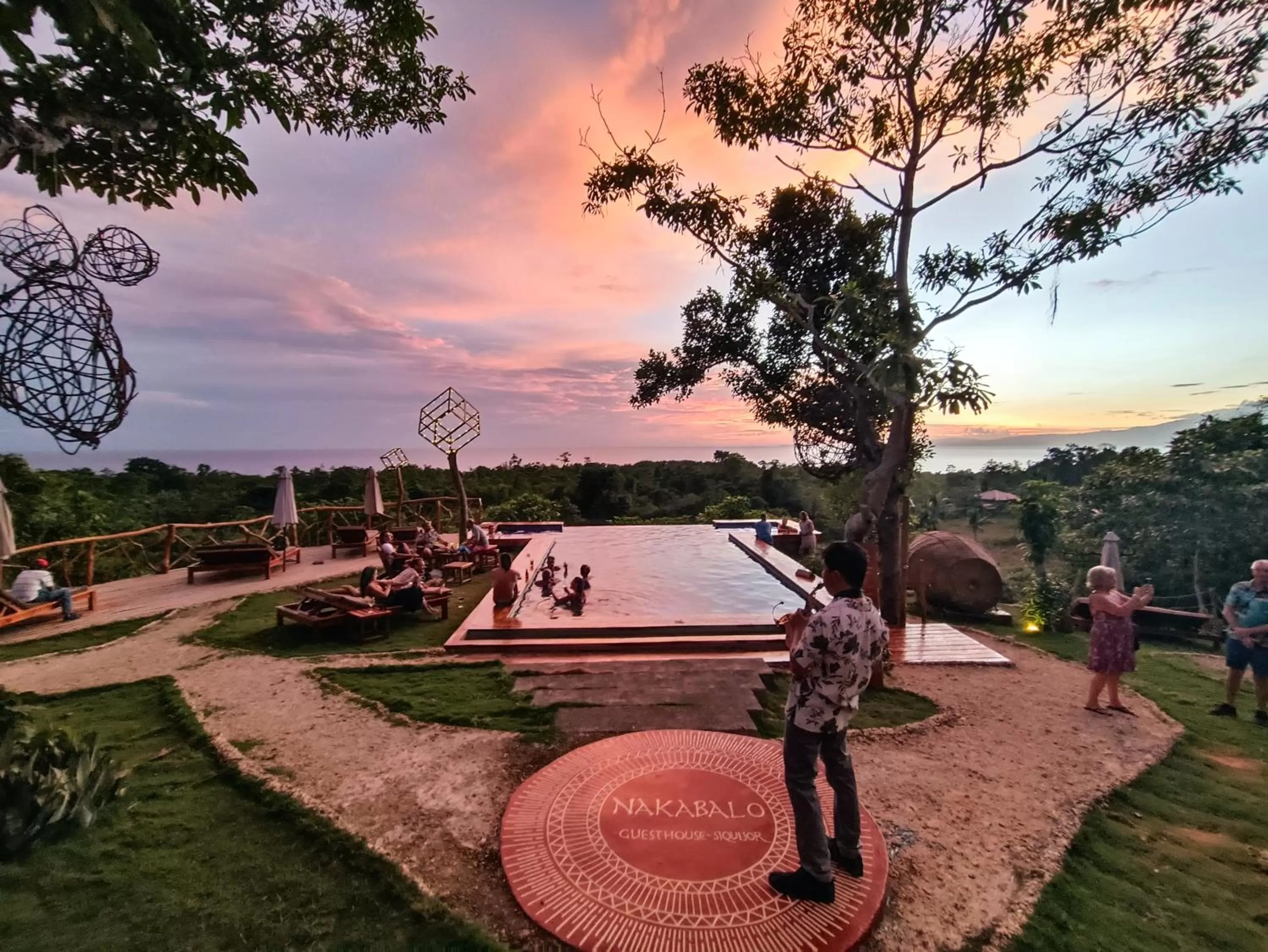 Swimming pool in Nakabalo Guesthouse & Restaurant