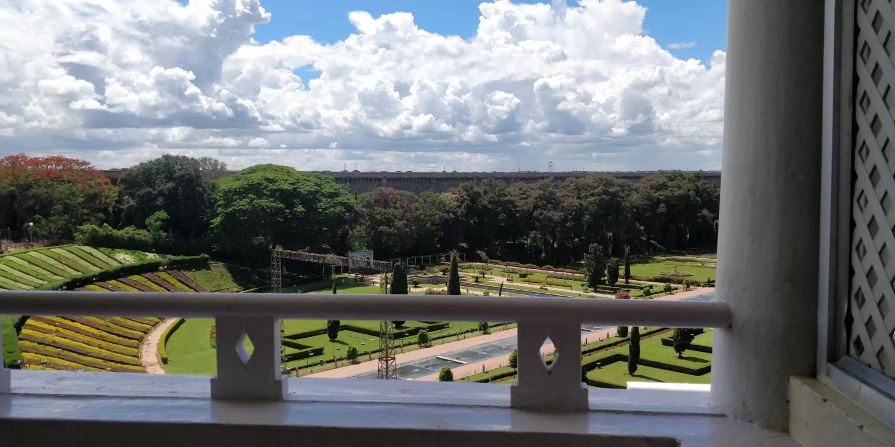Garden view in Royal Orchid Brindavan Garden Mysore