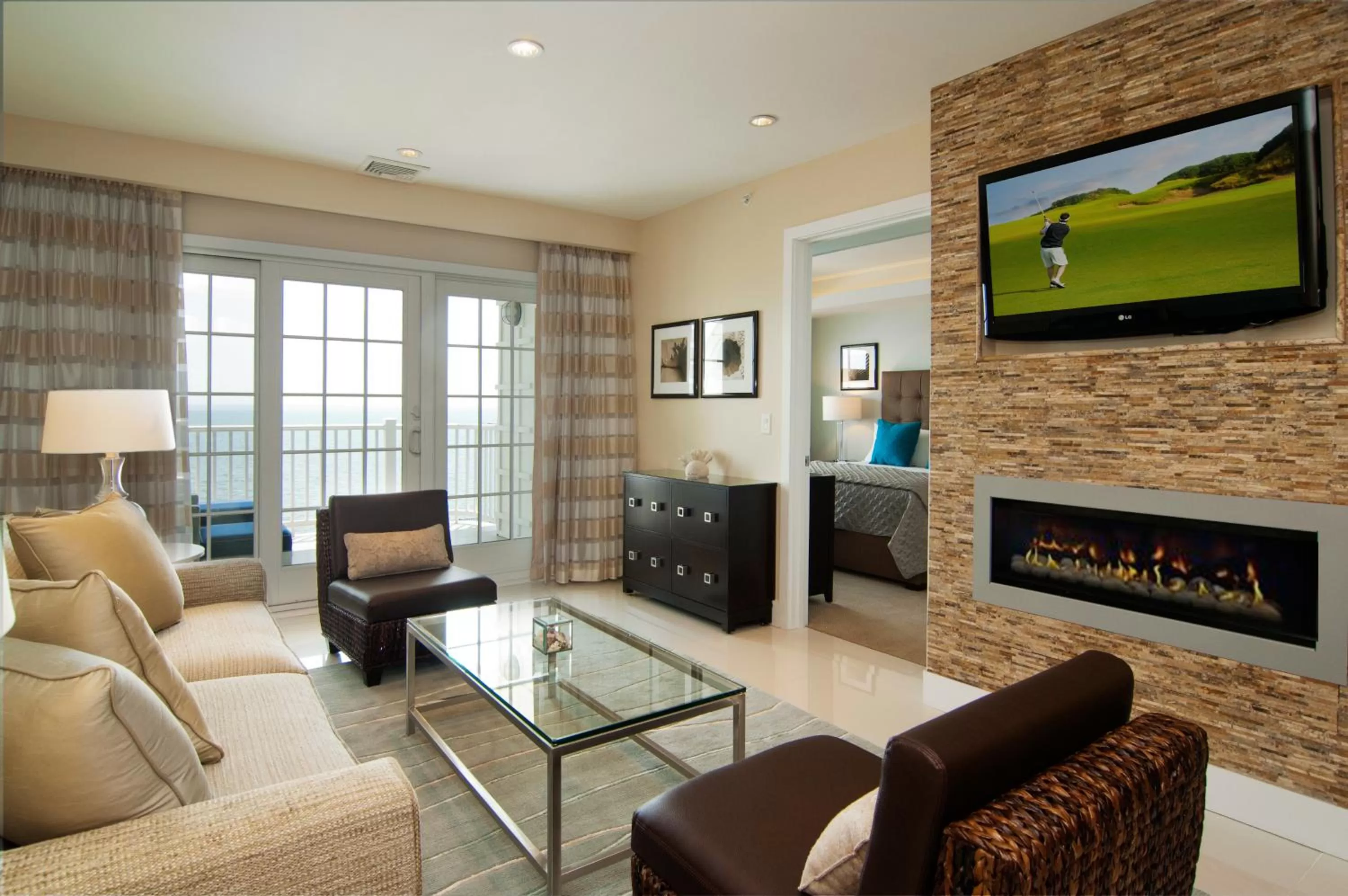 Living room in Water's Edge Resort & Spa