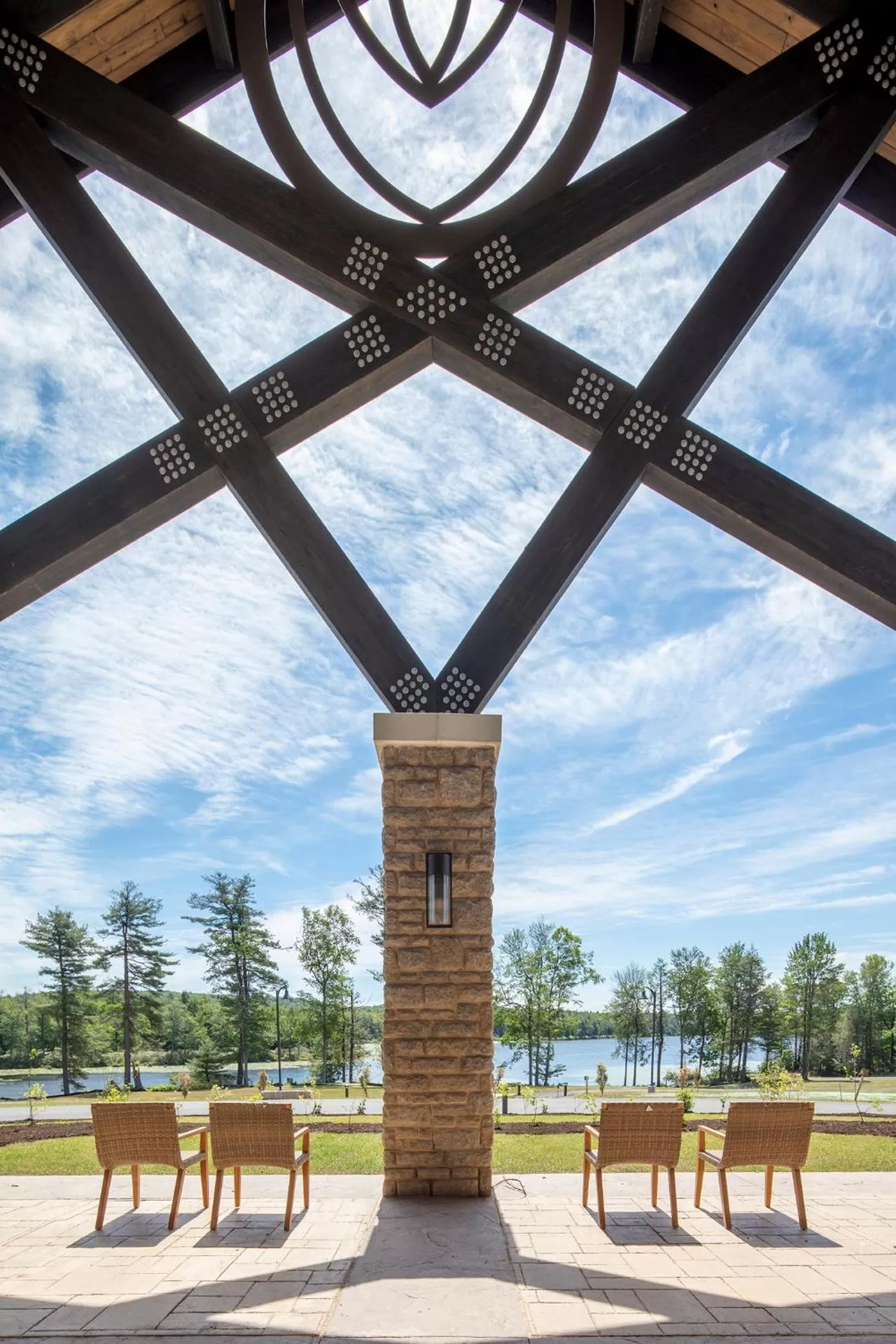 Patio in YO1 Longevity & Health Resorts, Catskills