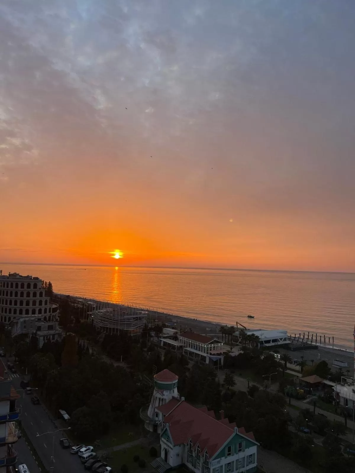 Day, Sunrise/Sunset in Luxury Sea View Aparthotel In Orbi City Batumi