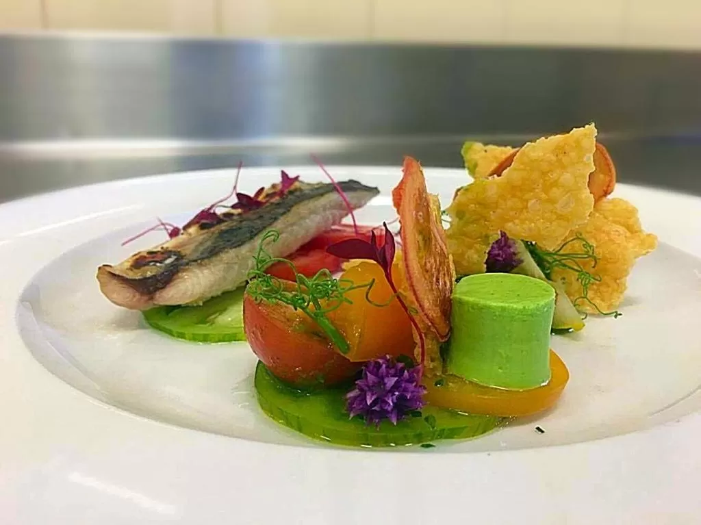 Food close-up in The Bath Arms Hotel