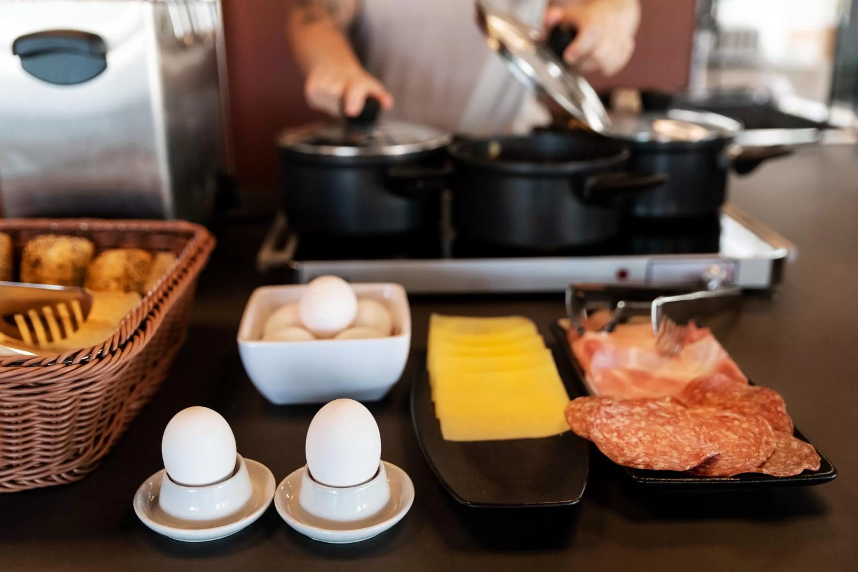 Breakfast in B&B HOTEL Nyon