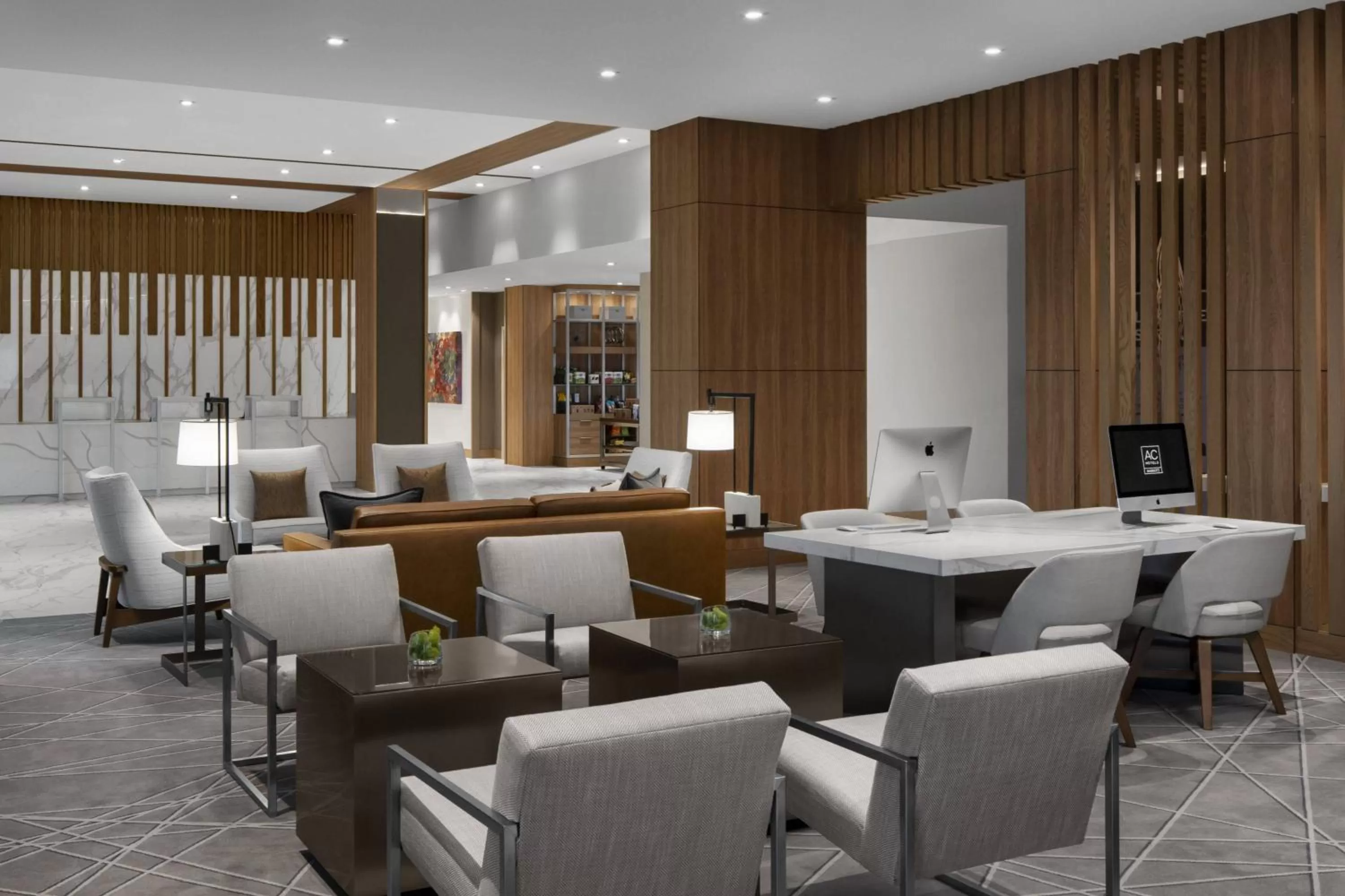 Lobby or reception in AC Hotel by Marriott Fort Lauderdale Sawgrass Mills Sunrise