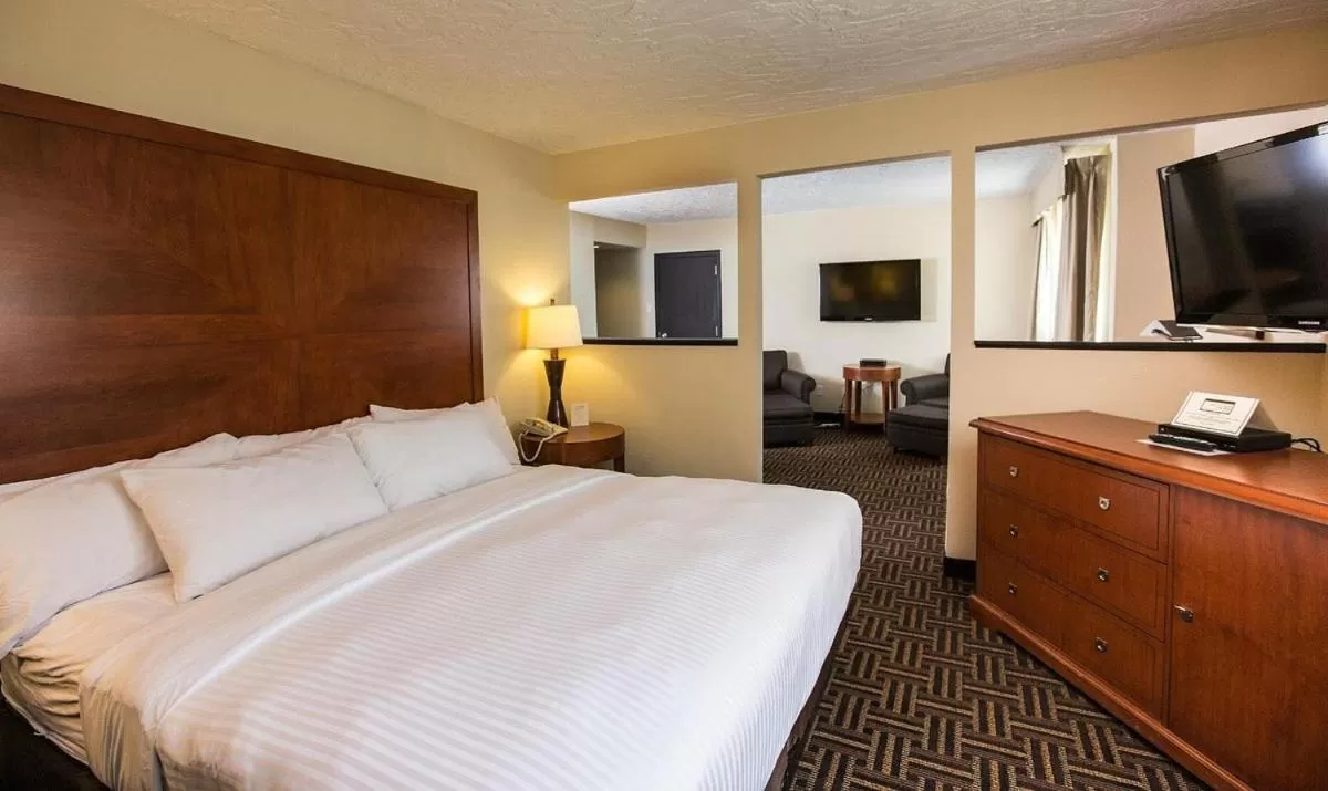 Bed in Wyndham Garden Medicine Hat Conference Center