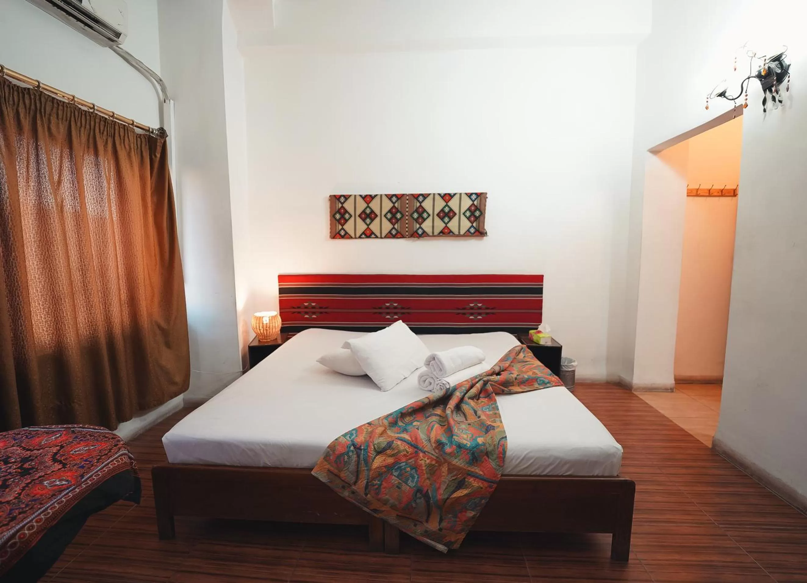 Bed in Amman Pasha Hotel