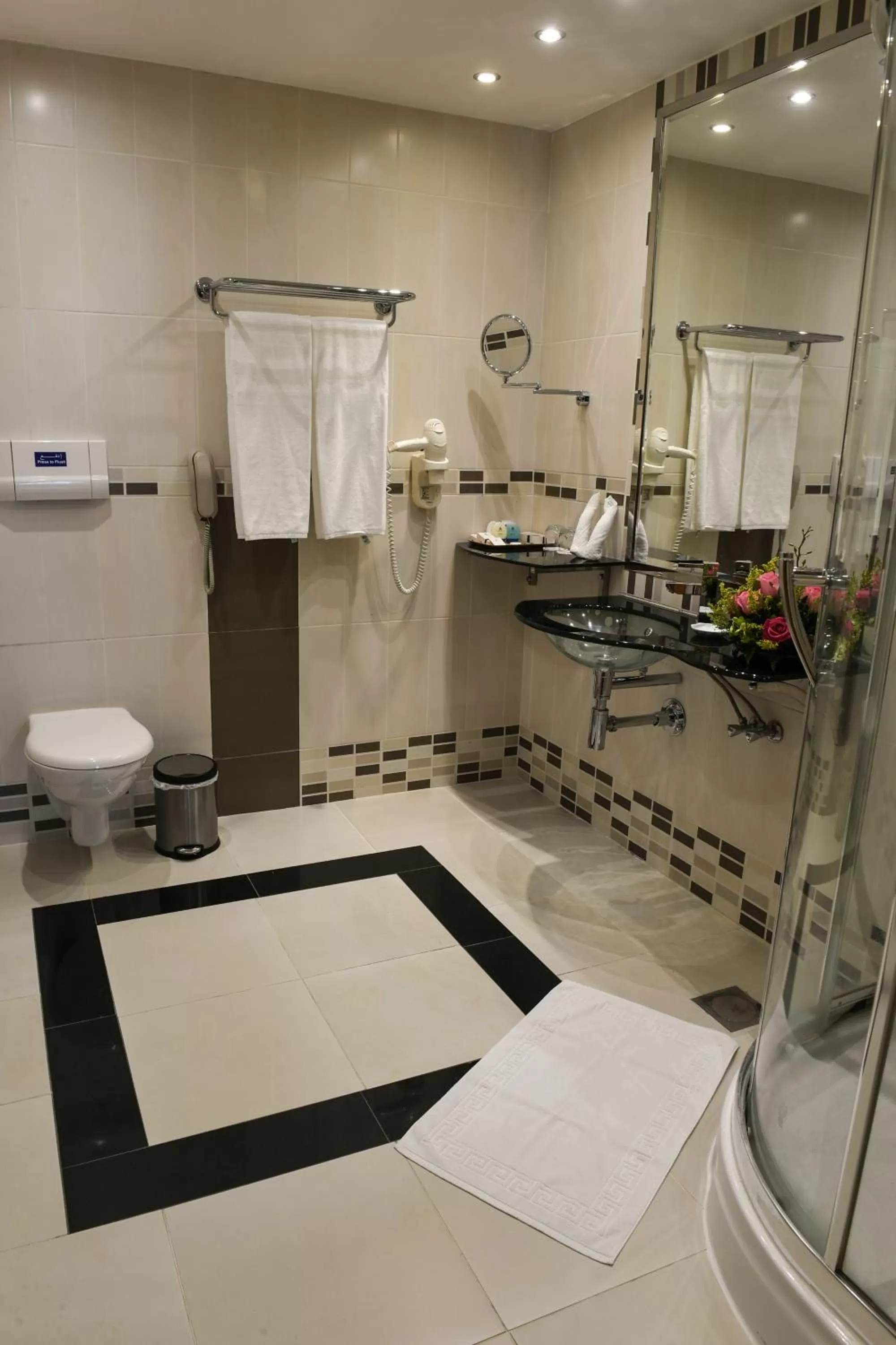 Bathroom in Juffair Grand Hotel