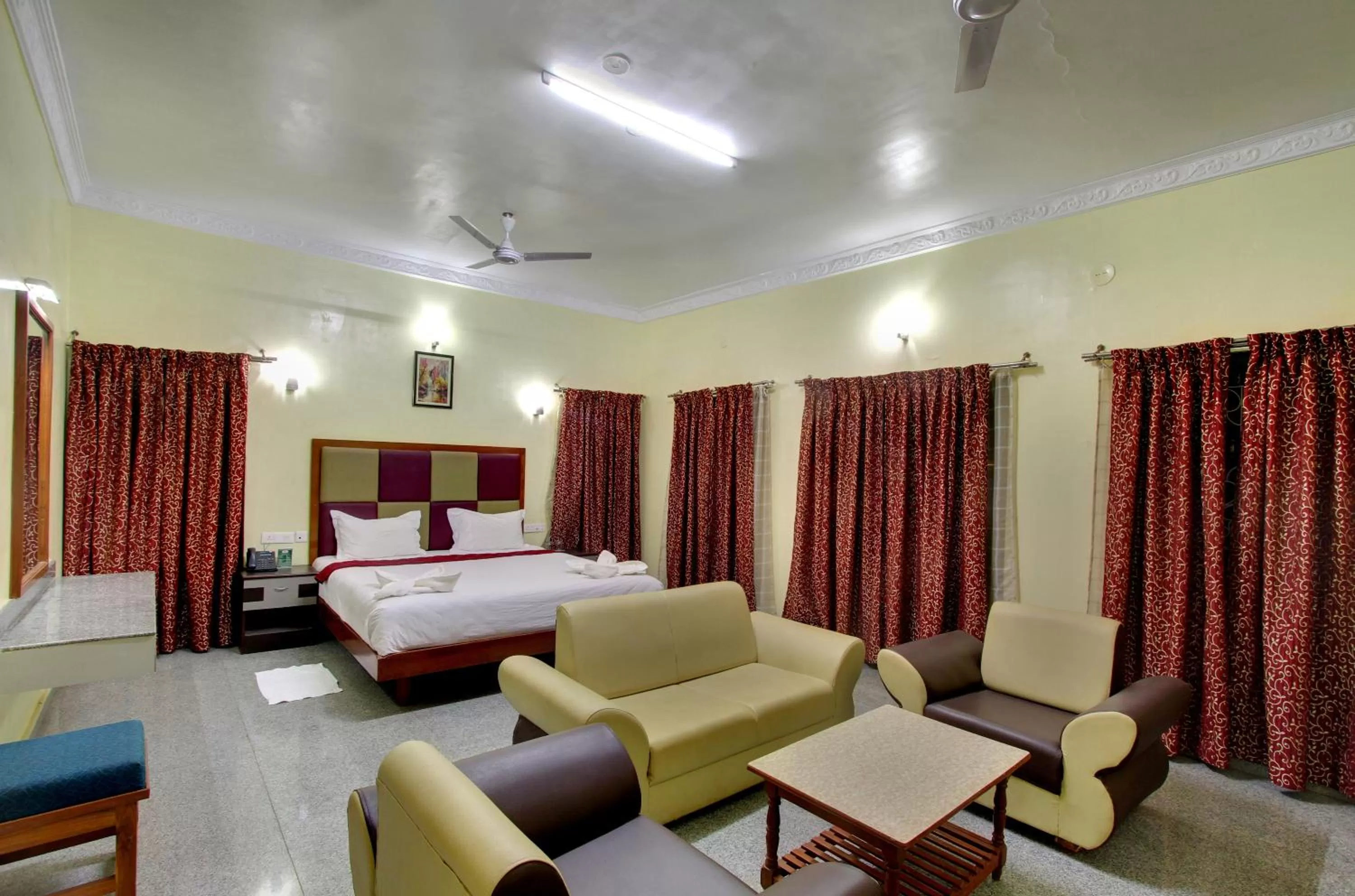 Bedroom in Kanthi Resorts Badami