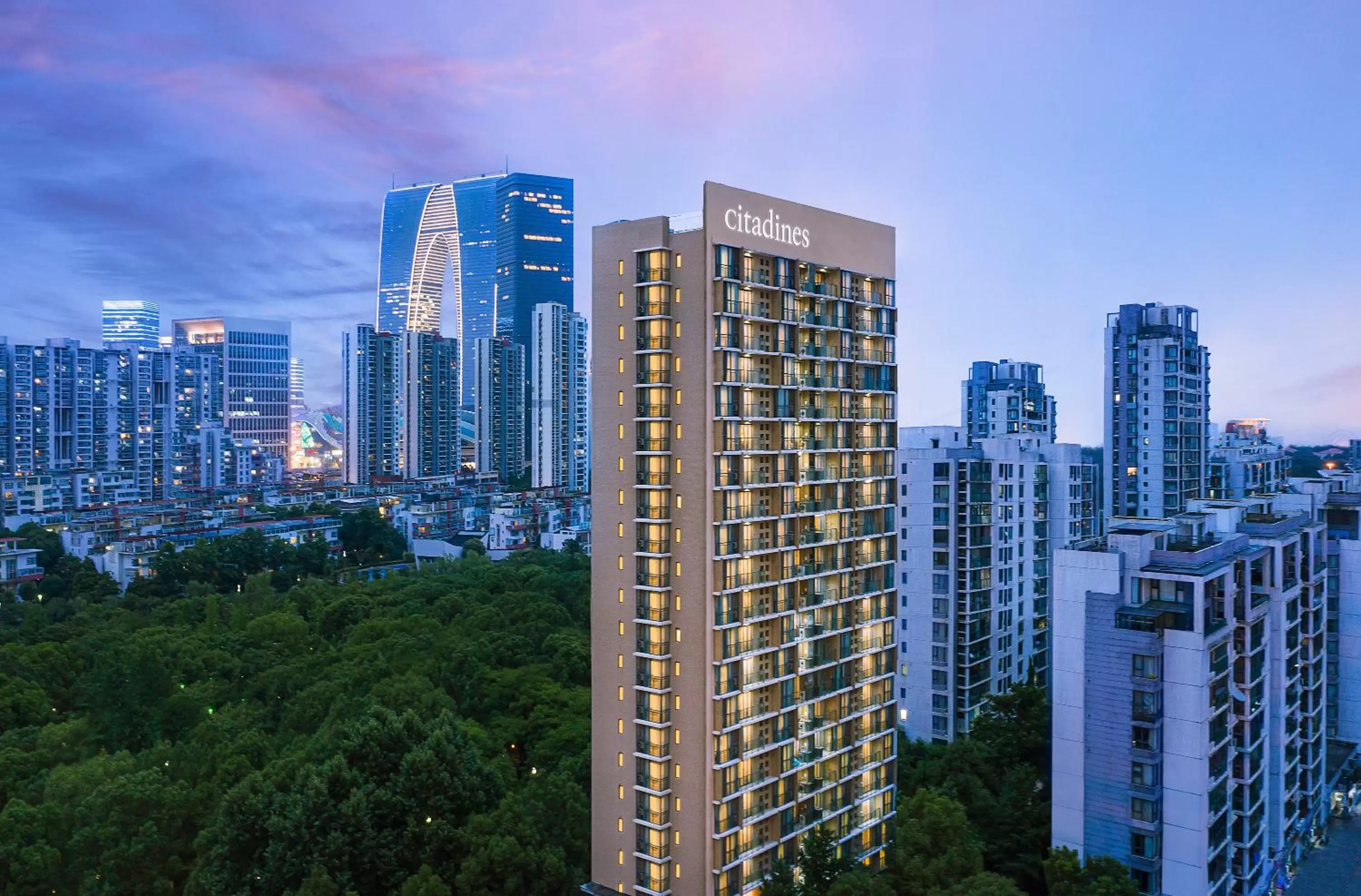 Property building in Citadines Xinghai Suzhou