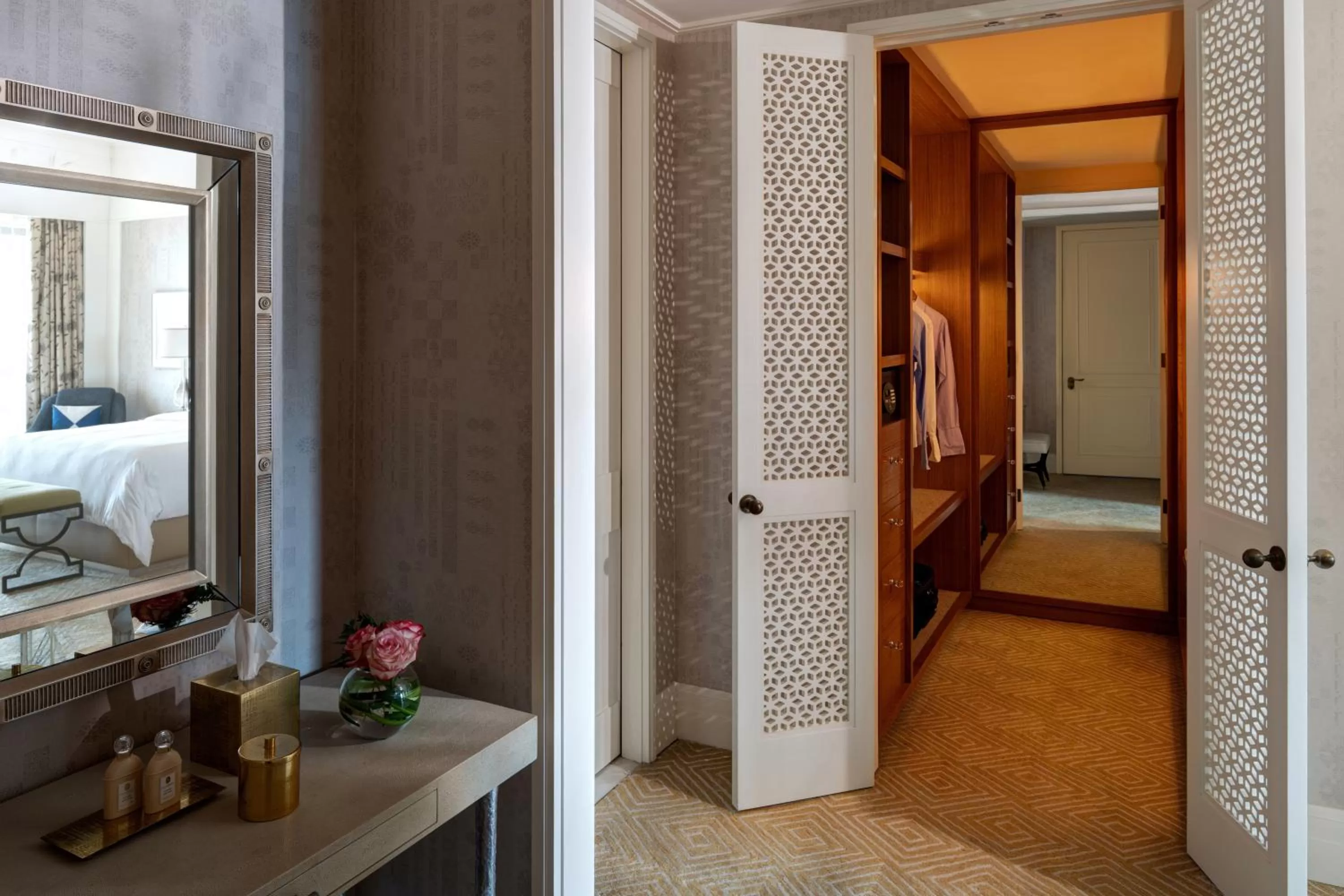 wardrobe, Bed in Four Seasons Resort Dubai at Jumeirah Beach