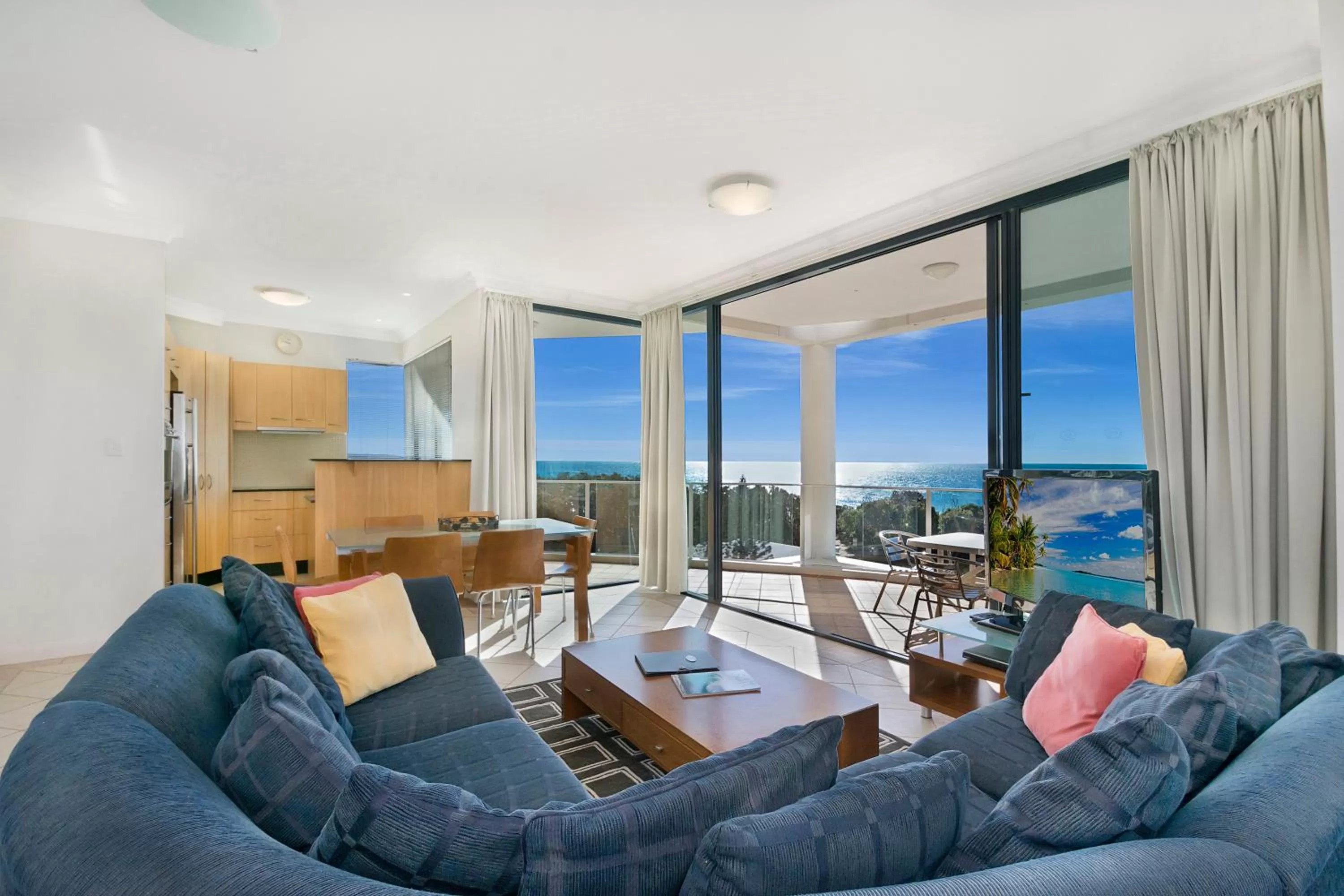 Living room in Santorini Twin Waters