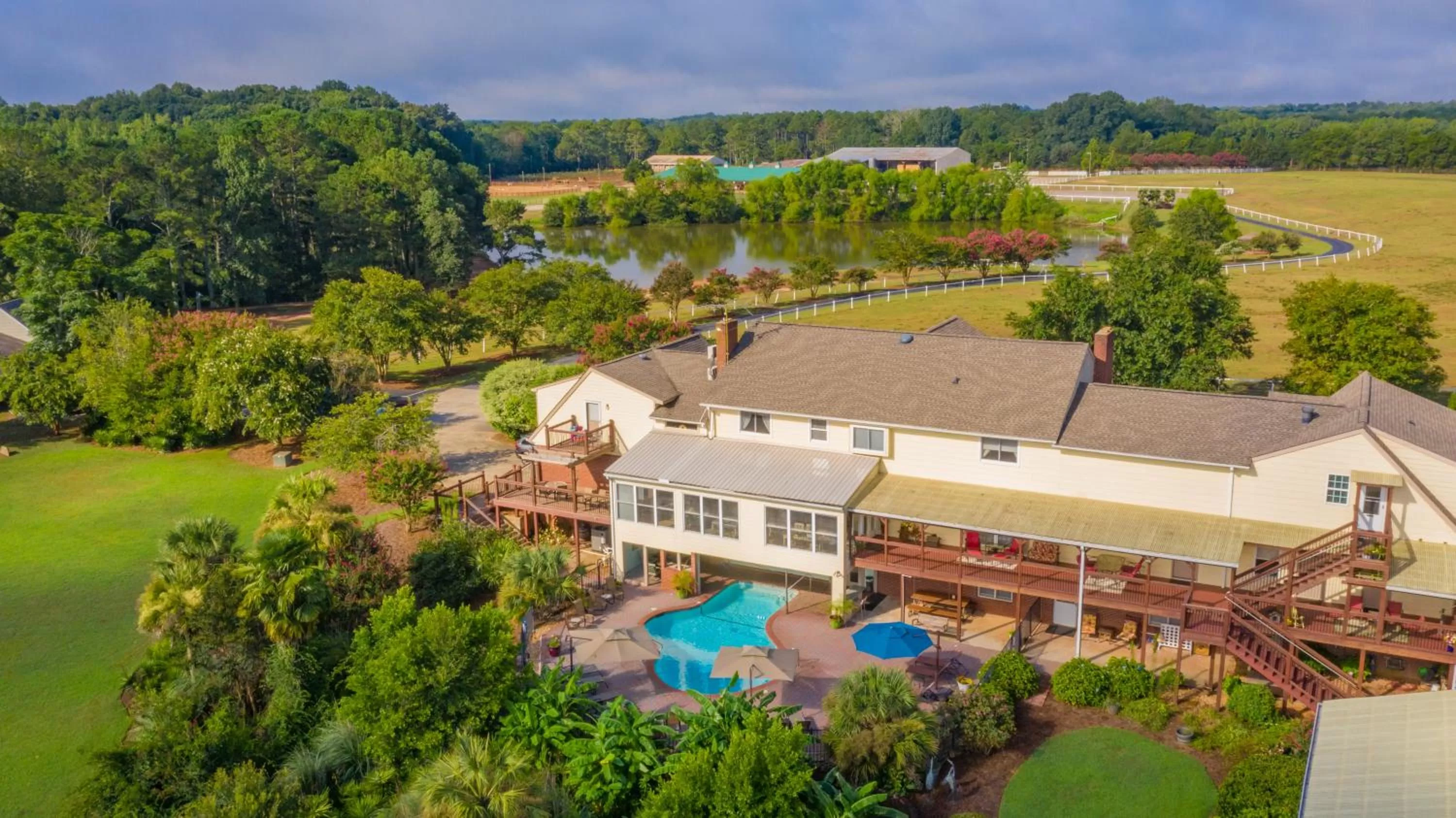Bird's eye view in Southern Cross Guest Ranch