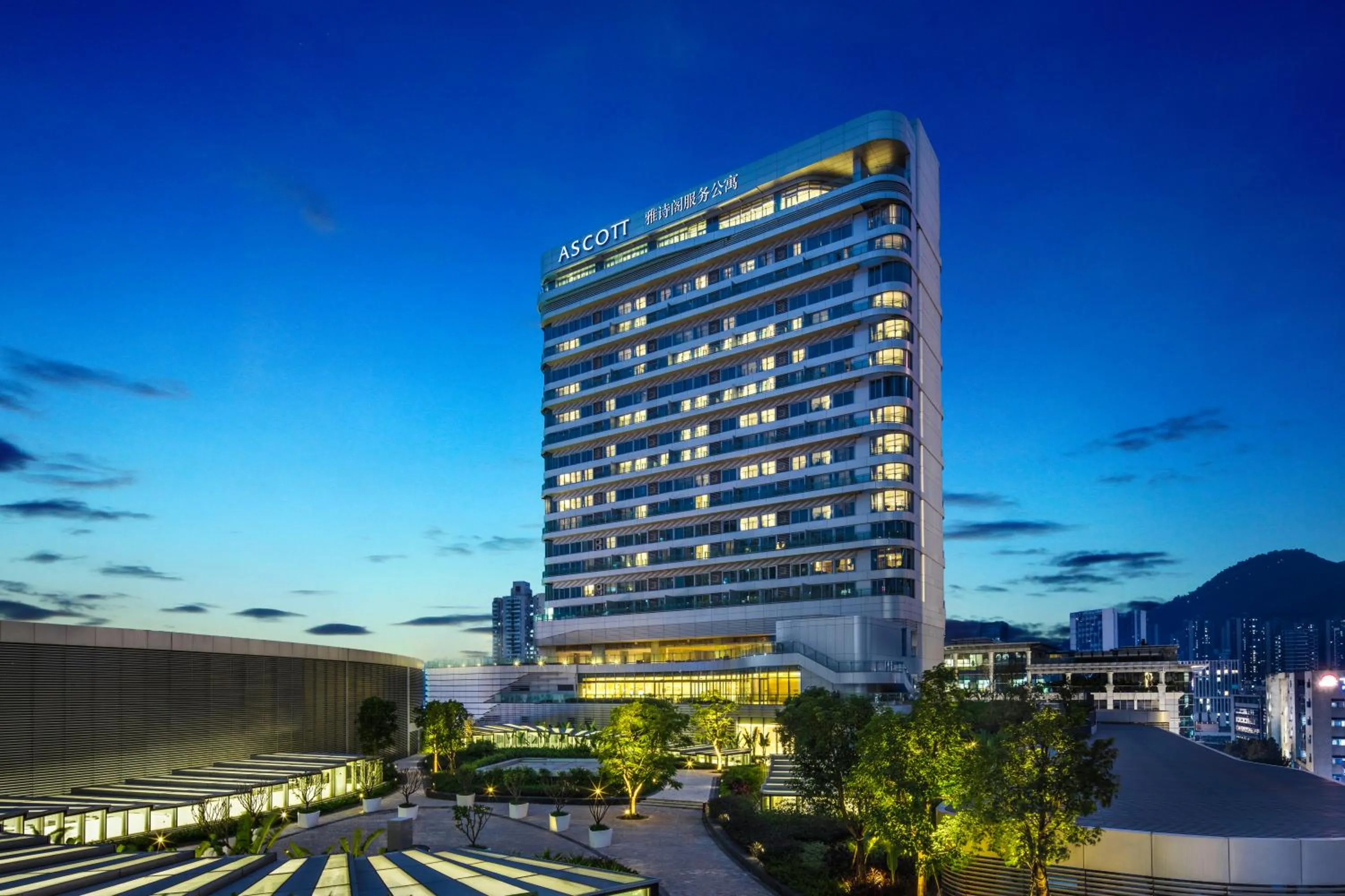 Property building in Ascott Raffles City Shenzhen