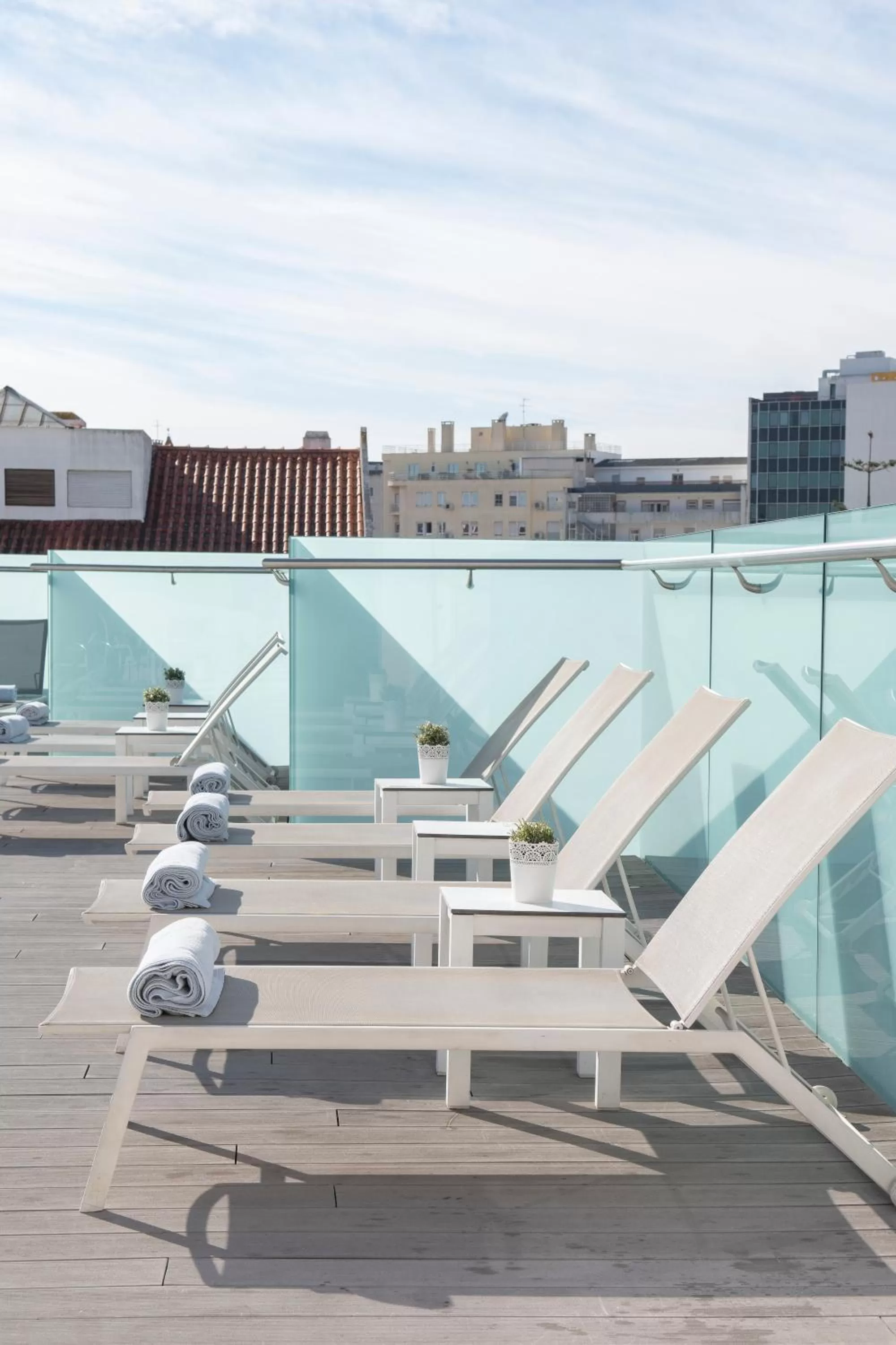 sunbed in SANA Reno Hotel