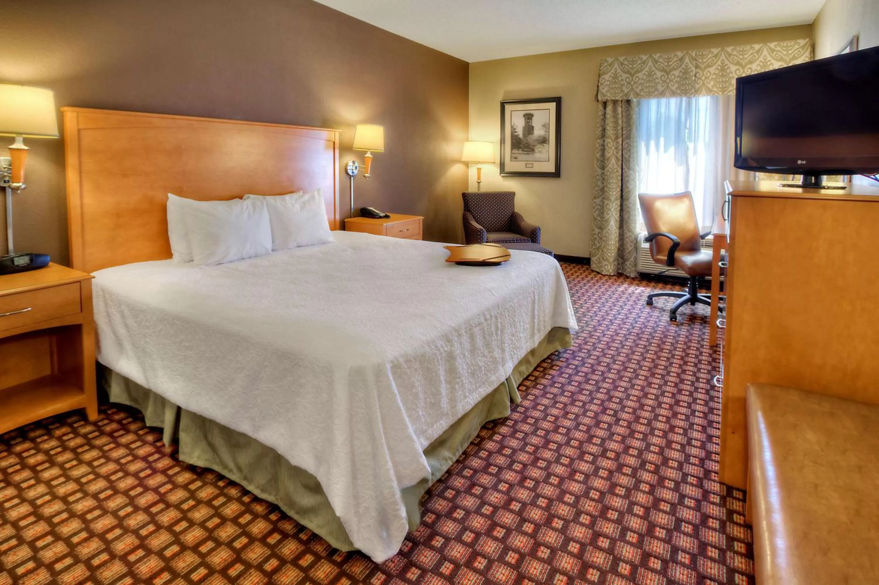 King Room with Bath Tub - Hearing Accessible/Non-Smoking in Hampton Inn & Suites Nashville-Vanderbilt-Elliston Place