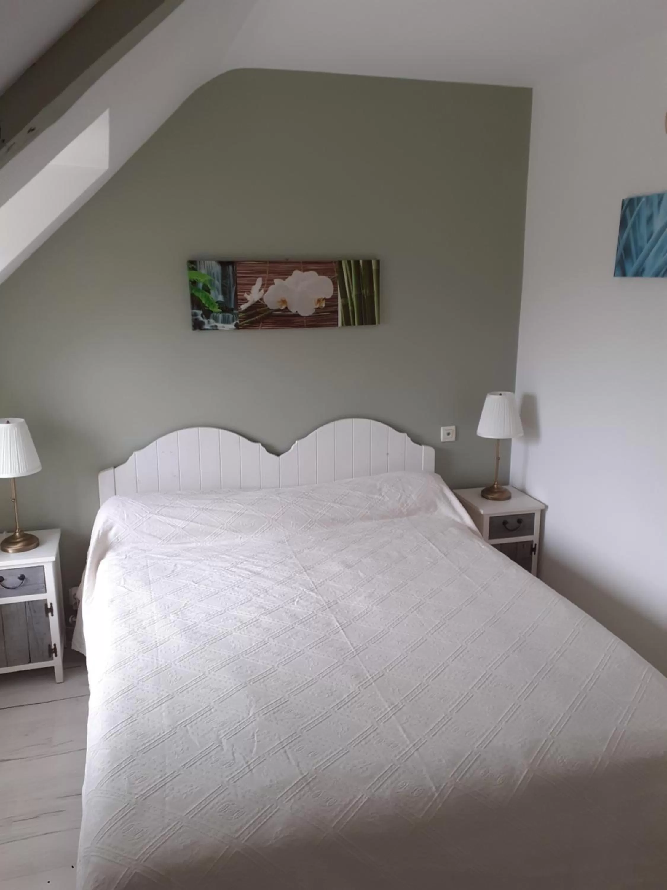 Bed in Les Gites de Kerdurod