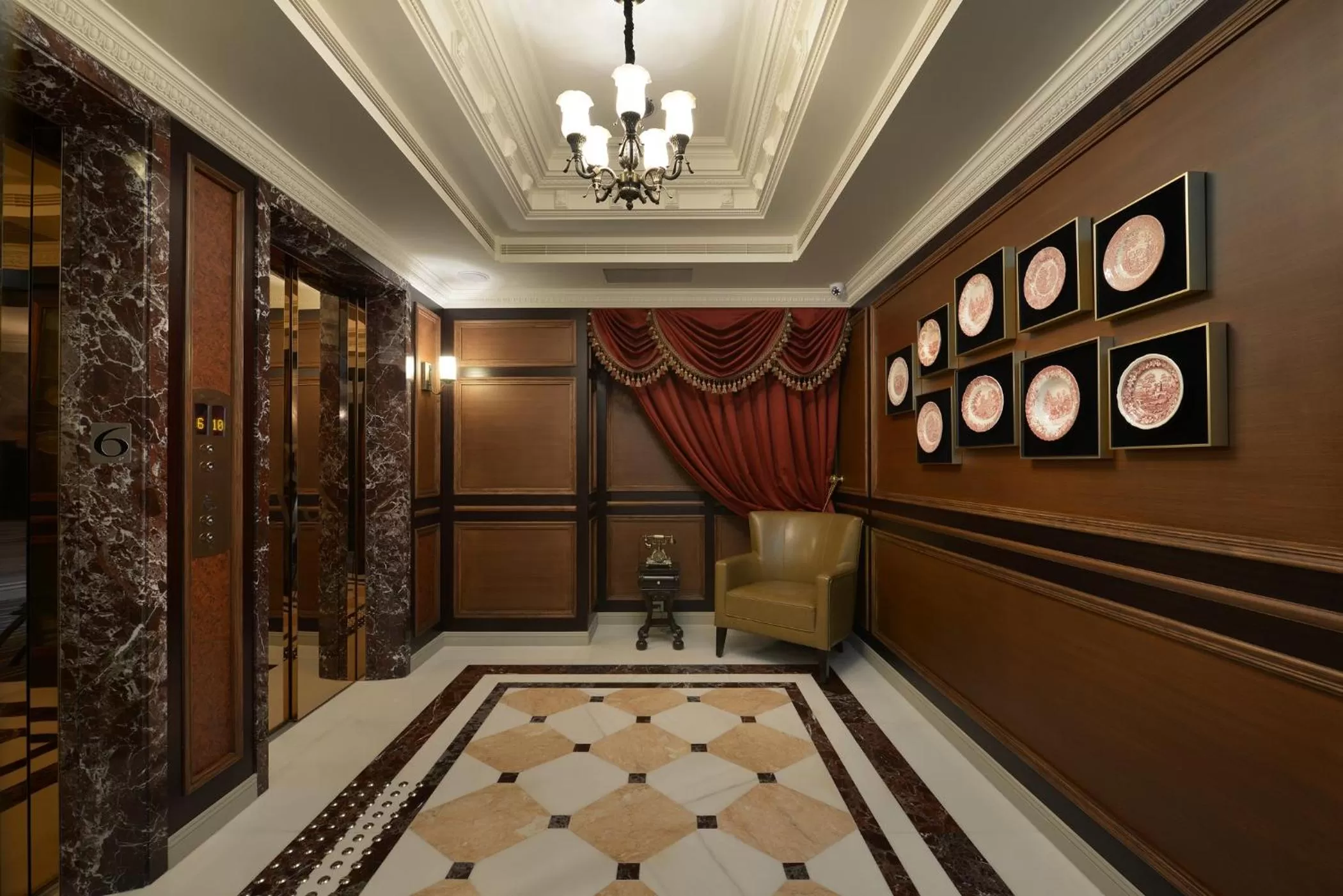 Decorative detail in Golden Tulip RS Boutique Hotel-Tainan