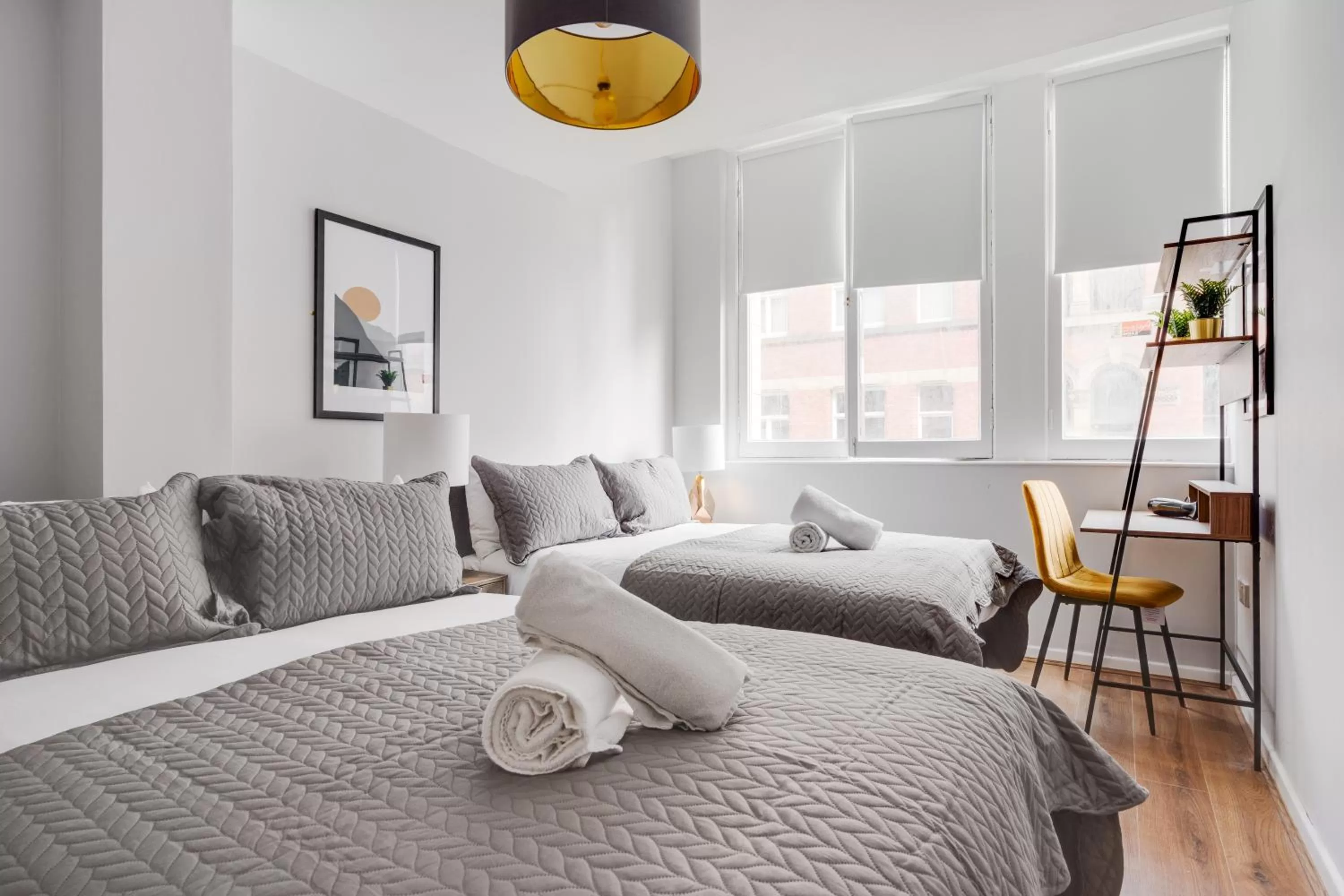 Bedroom, Bed in Stanley St Suites By GuestFirst