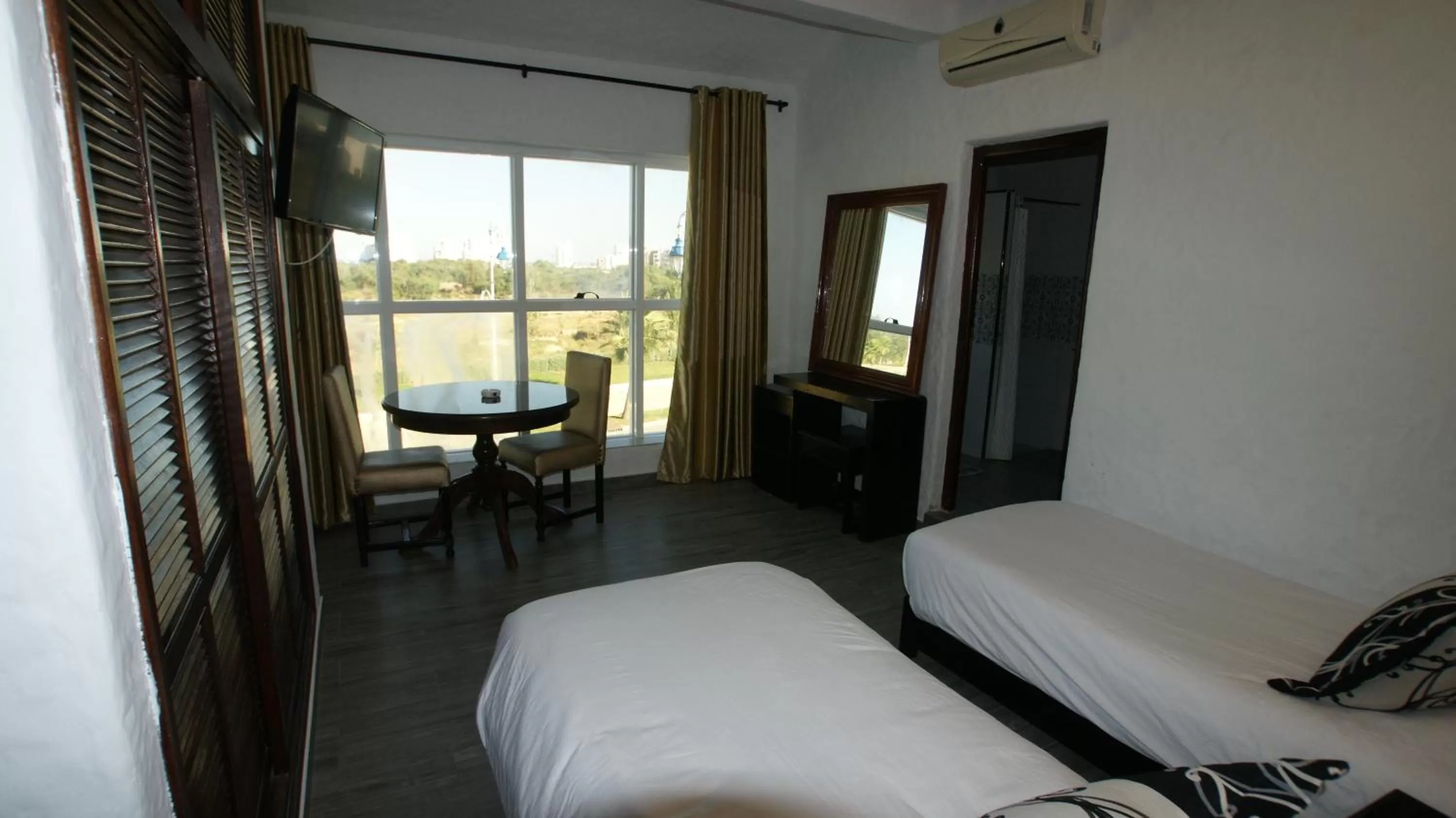 Bed in Hotel Hacienda