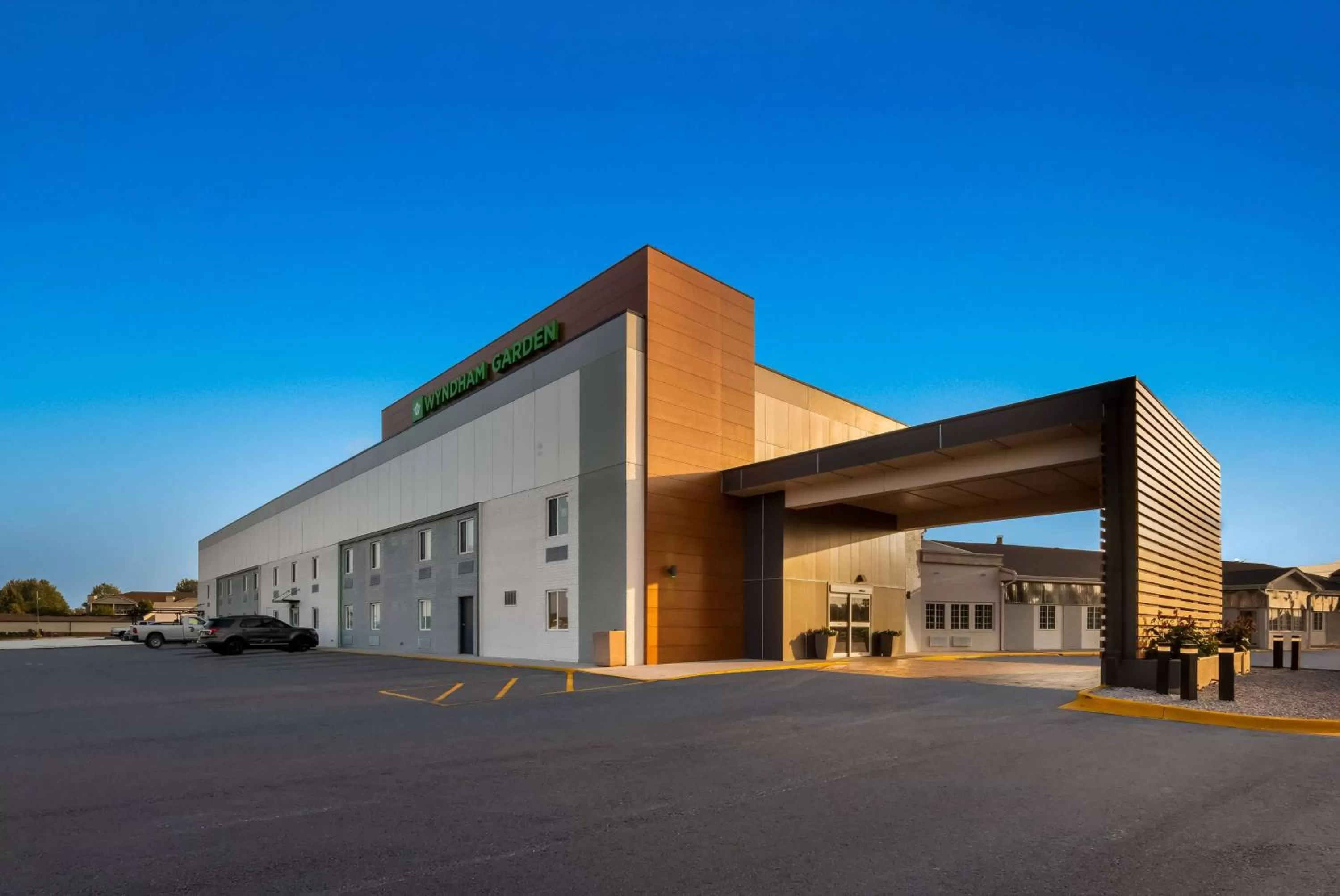 Property building in Wyndham Garden Ankeny