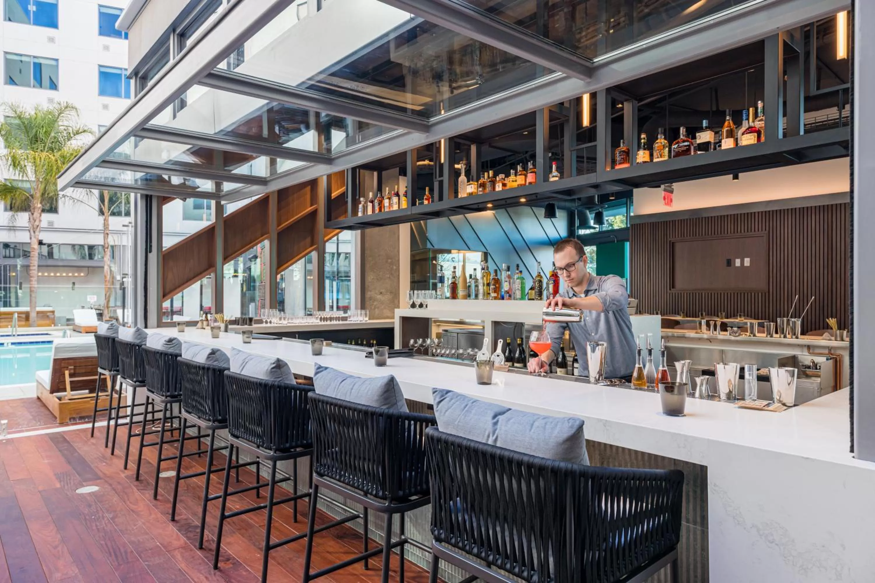 Lounge or bar in Shashi Hotel Mountain View Palo Alto