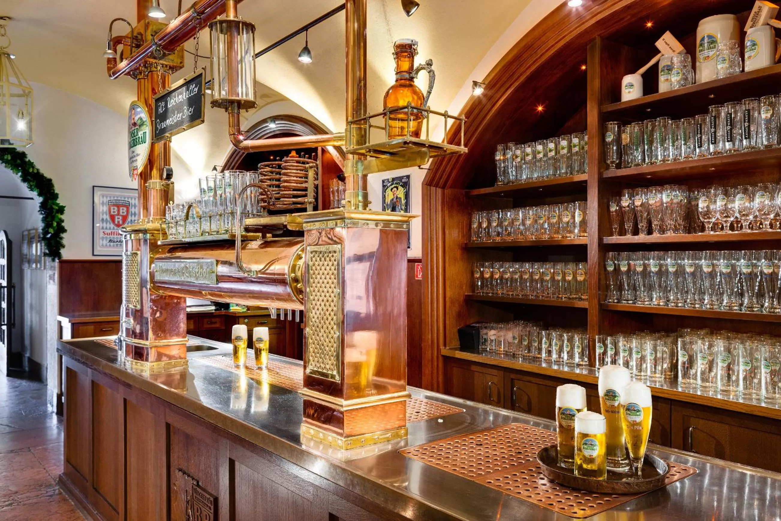 Lounge or bar in Brauereigasthof/Hotel Bürgerbräu