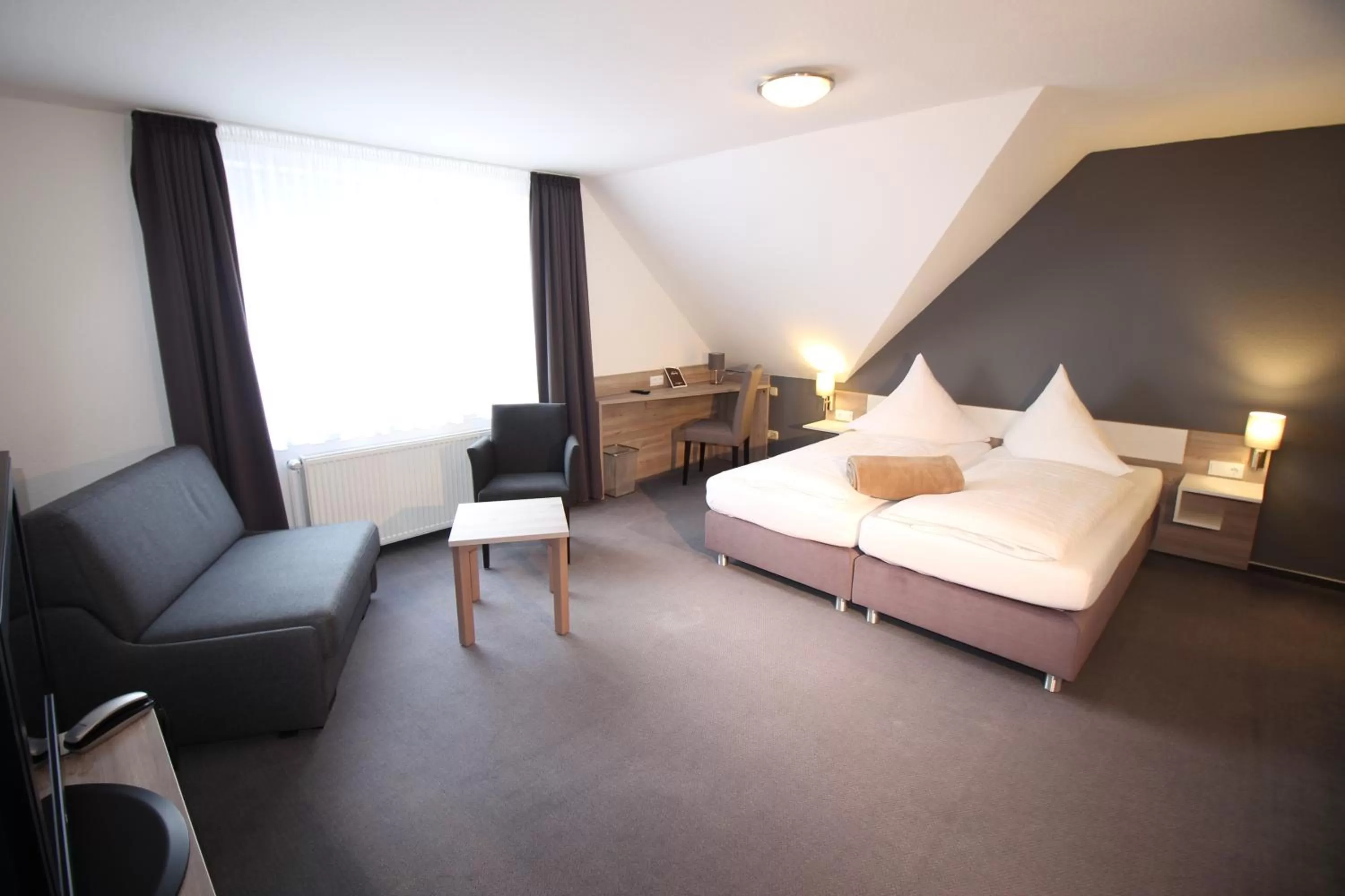 Photo of the whole room, Bed in Hotel Restaurant Jägerhof