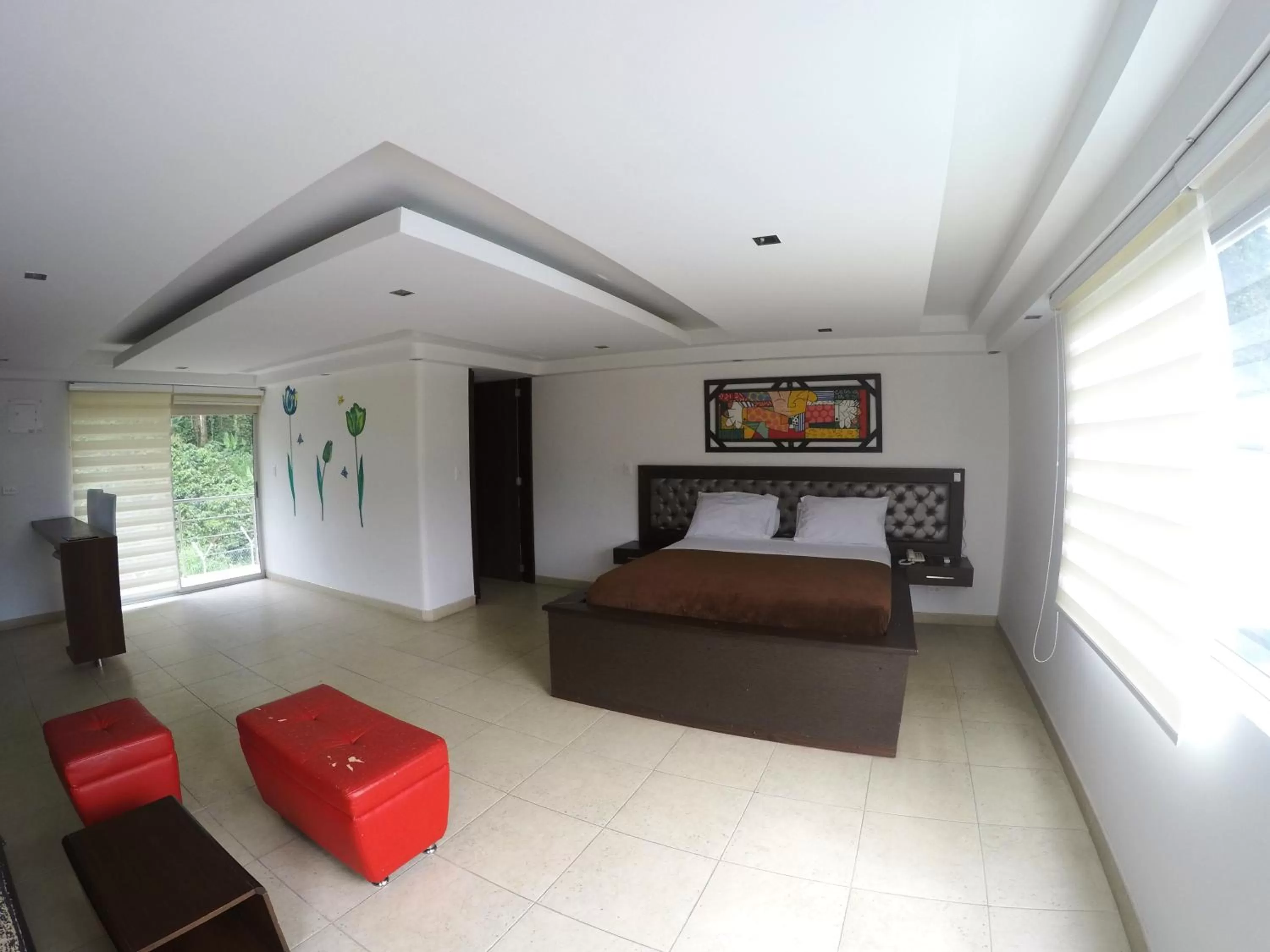 Bed, Seating Area in Sky Club Eco Hotel