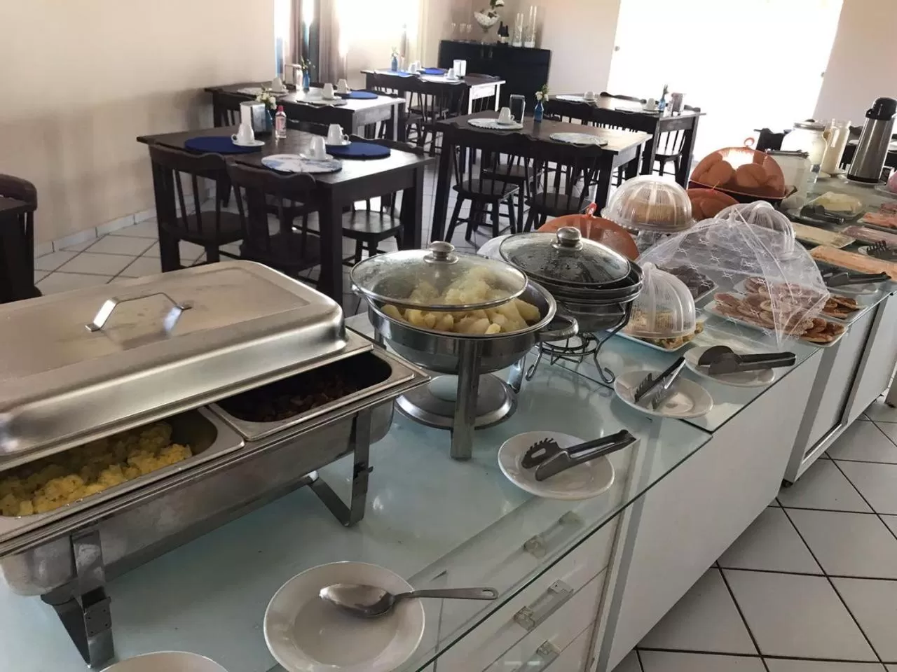 Breakfast in Flat Apart Hotel Marinas Tamandaré