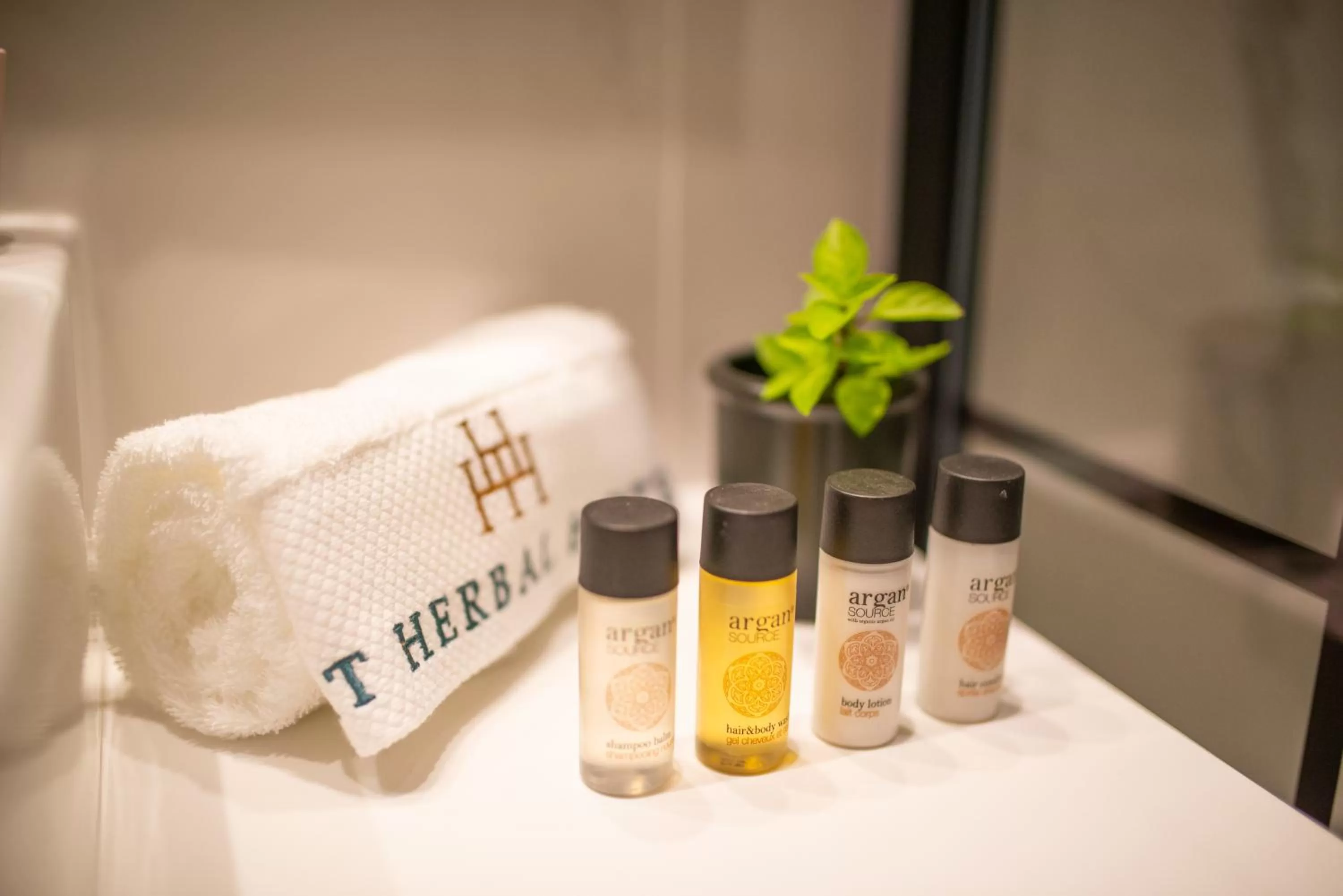 Bathroom in At Herbal Boutique Hotel & Spa