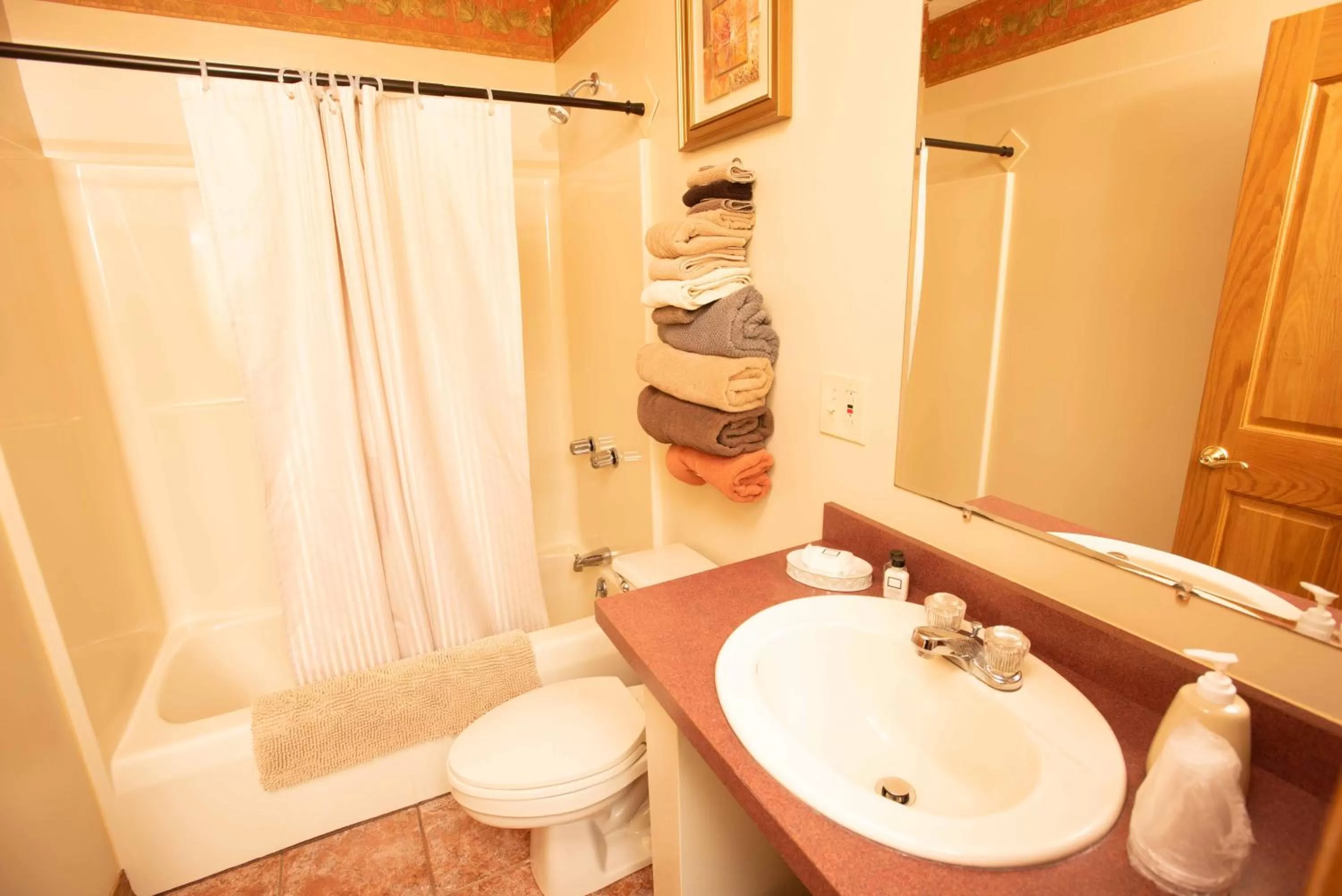 Bathroom in Blue Spruce Motel