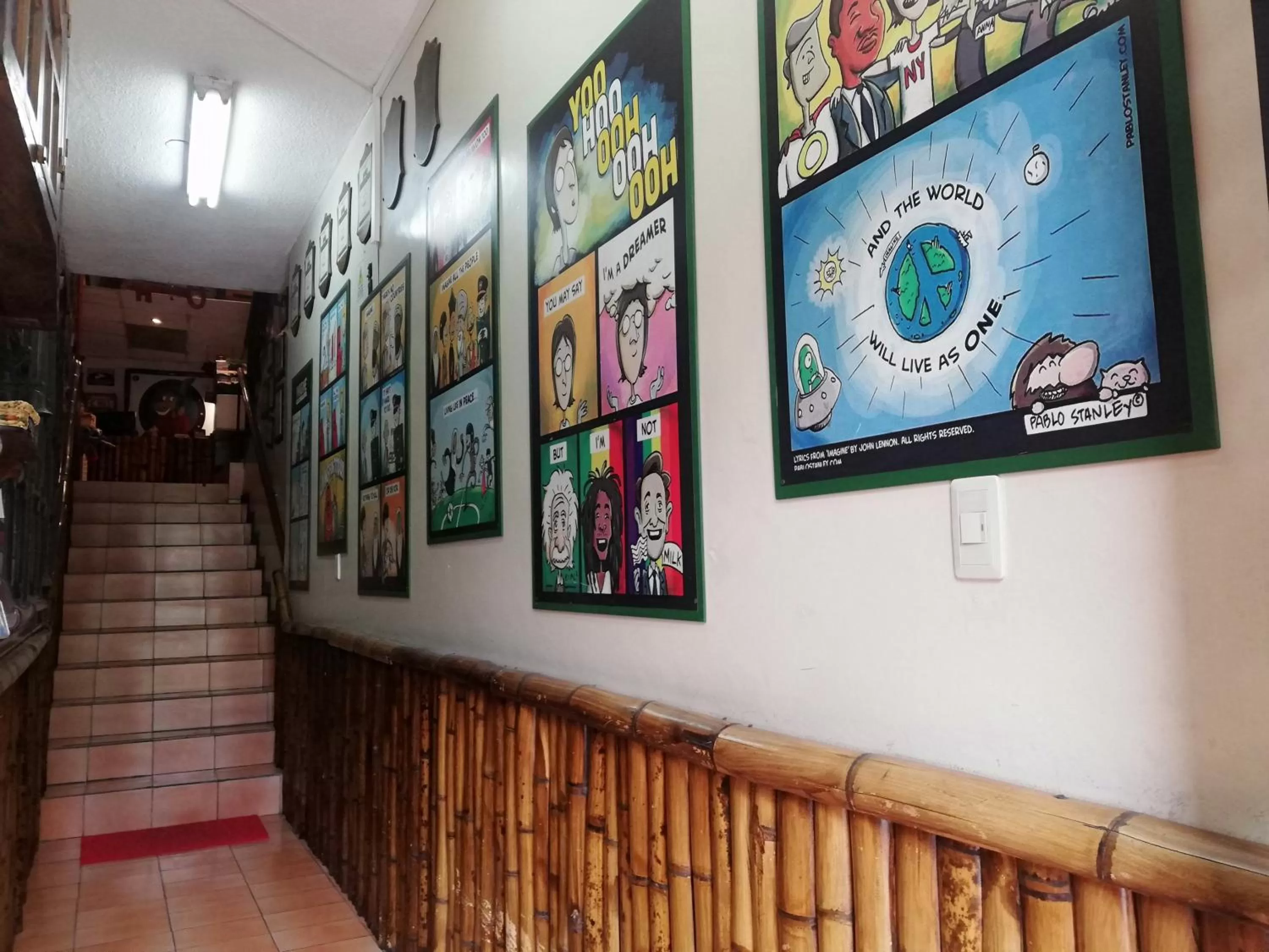 Lobby or reception in Flying Donkey