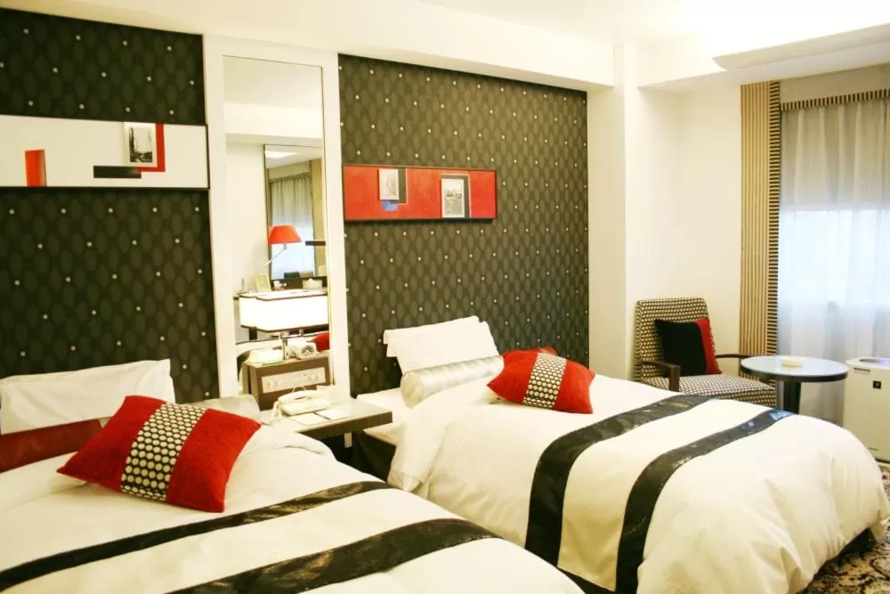 Bed in New Otani Inn Tokyo