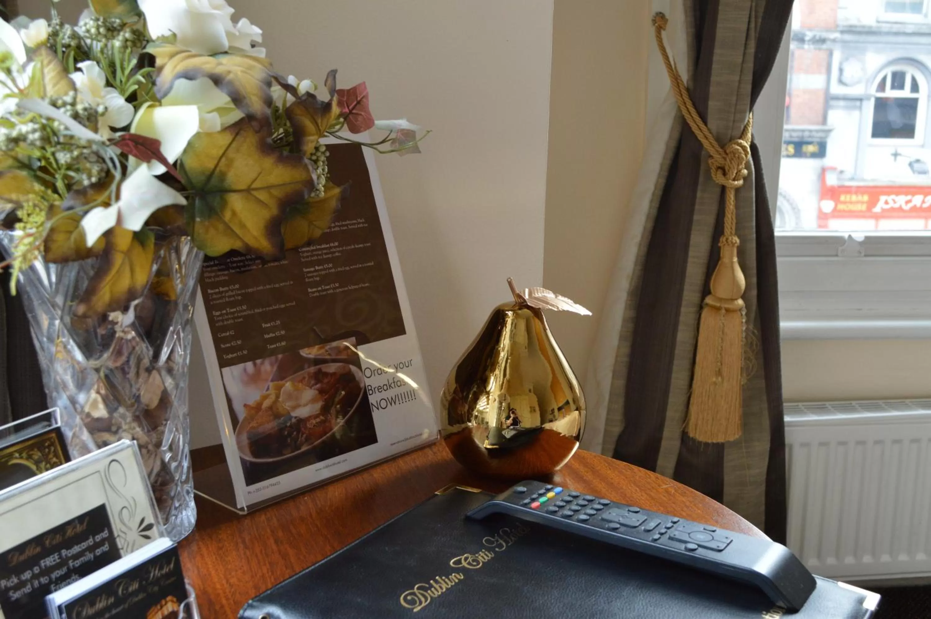 Decorative detail in Dublin Citi Hotel of Temple Bar