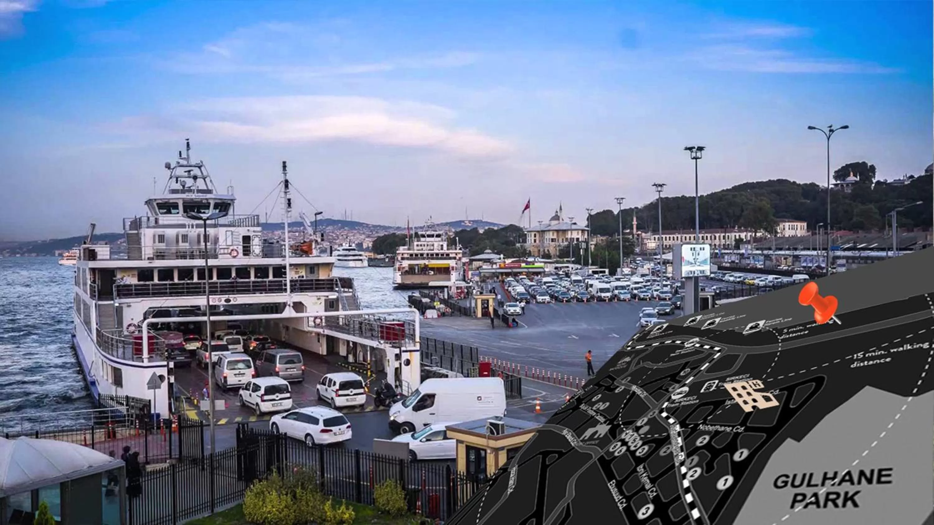 Location in Sirkeci Emek Hotel