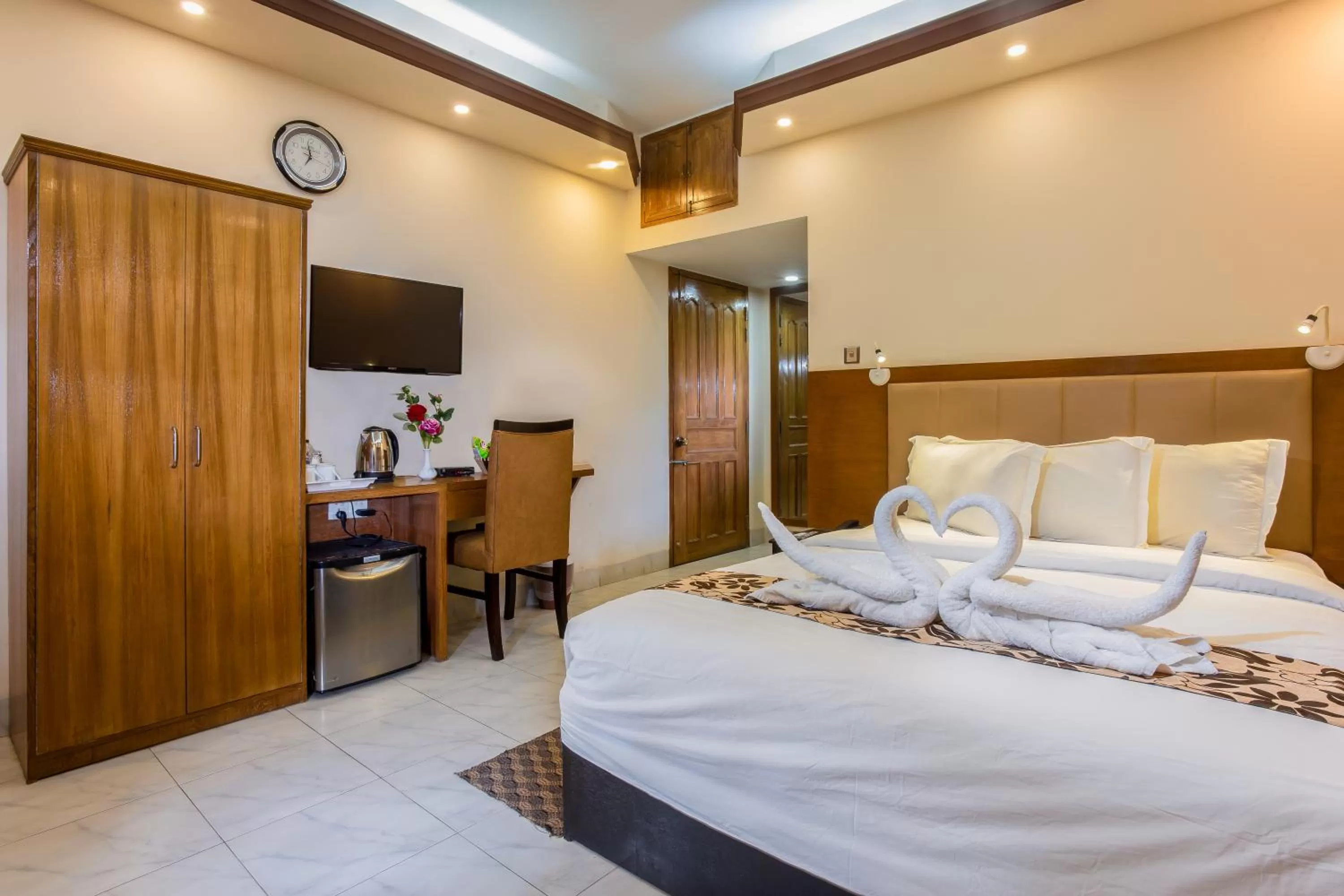 Bed in Memento Residence