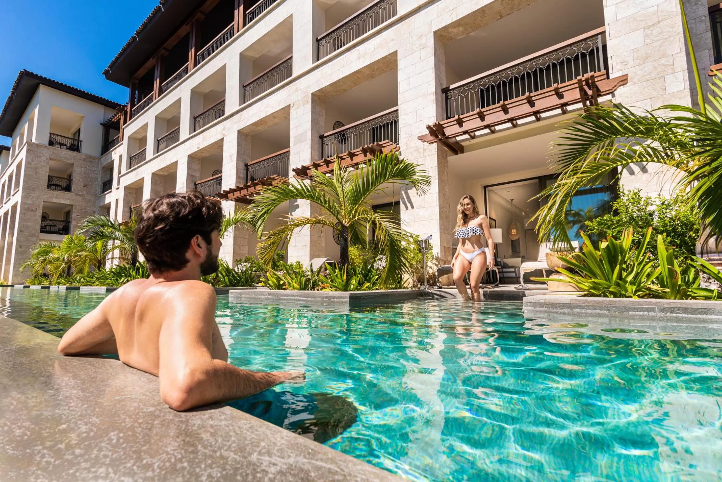 King Suite with Pool View (1 Adult + 2 Children) in Lopesan Costa Bávaro Resort, Spa & Casino