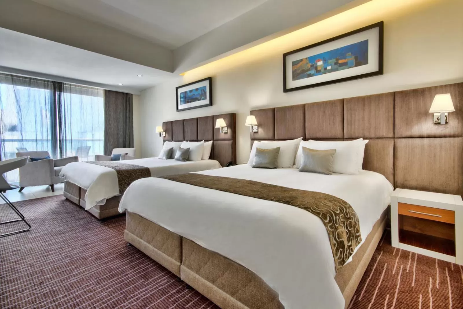 Bed in The George, Urban Boutique Hotel