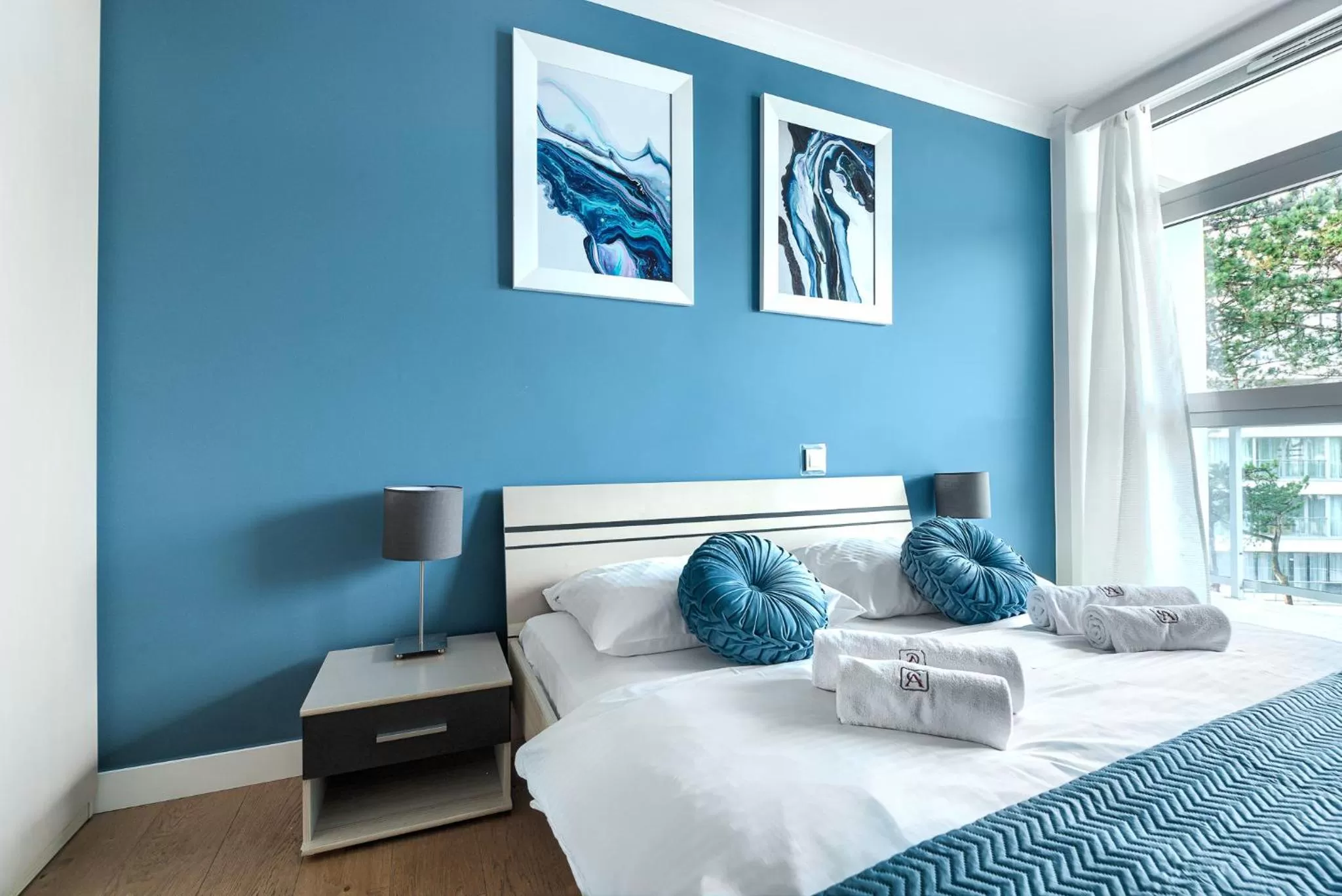 Bed in Dune Resort Mielno - A