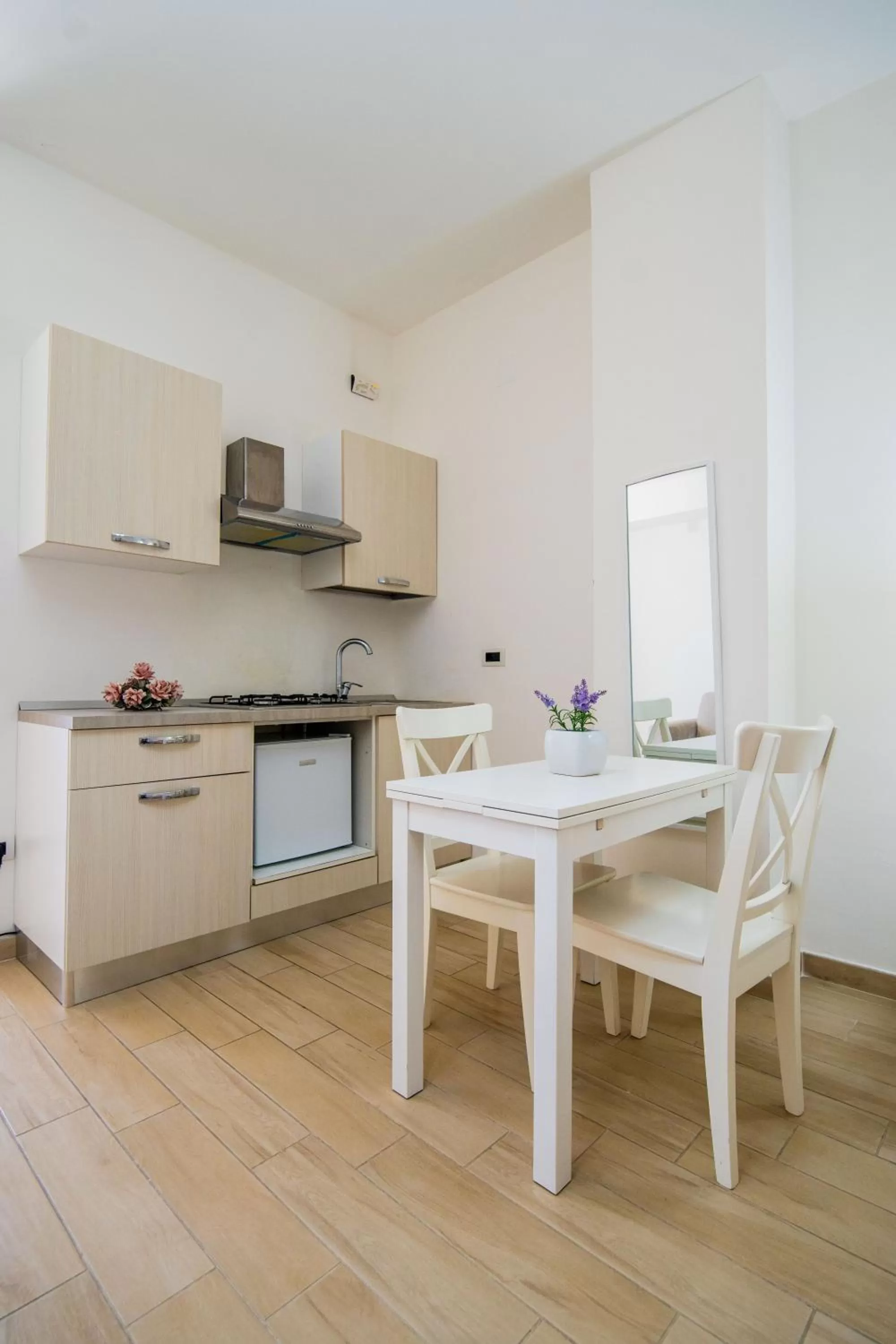 Kitchen or kitchenette in Residence O'Sole Mio Pompei