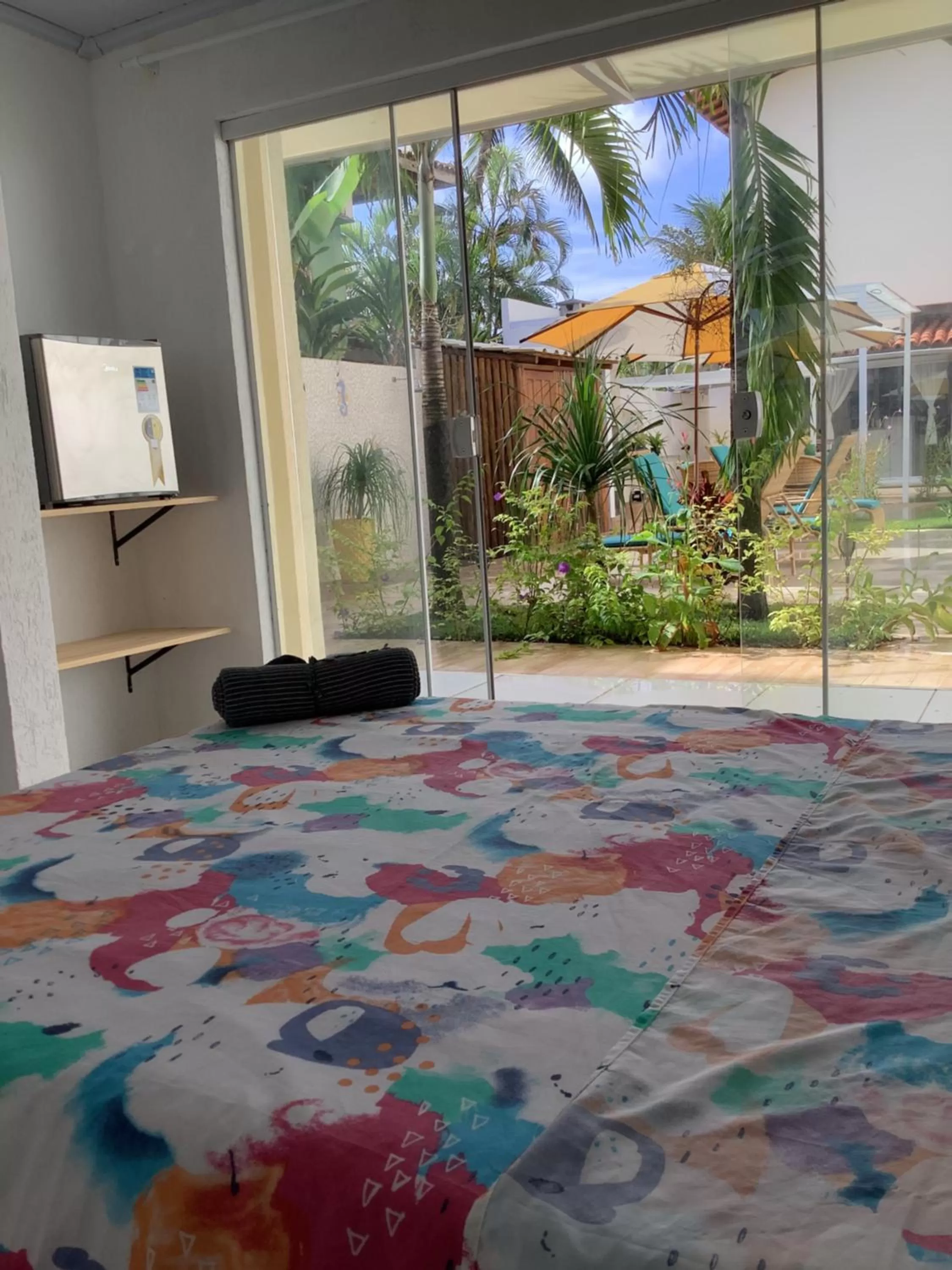 Bed in Pousada Villa Encantada LGBTQIAPlus