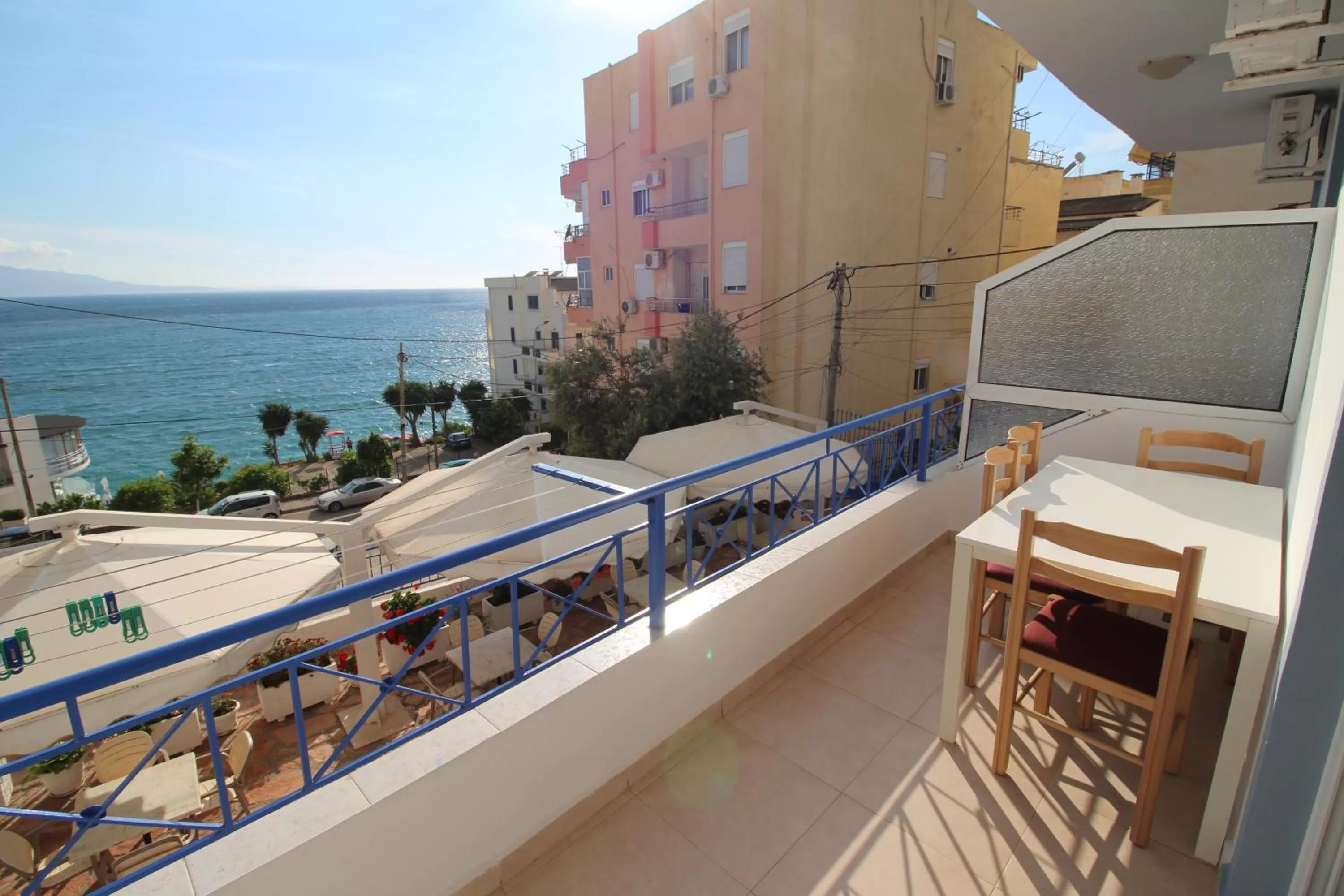 Balcony/Terrace in Murati Suites Sarandë